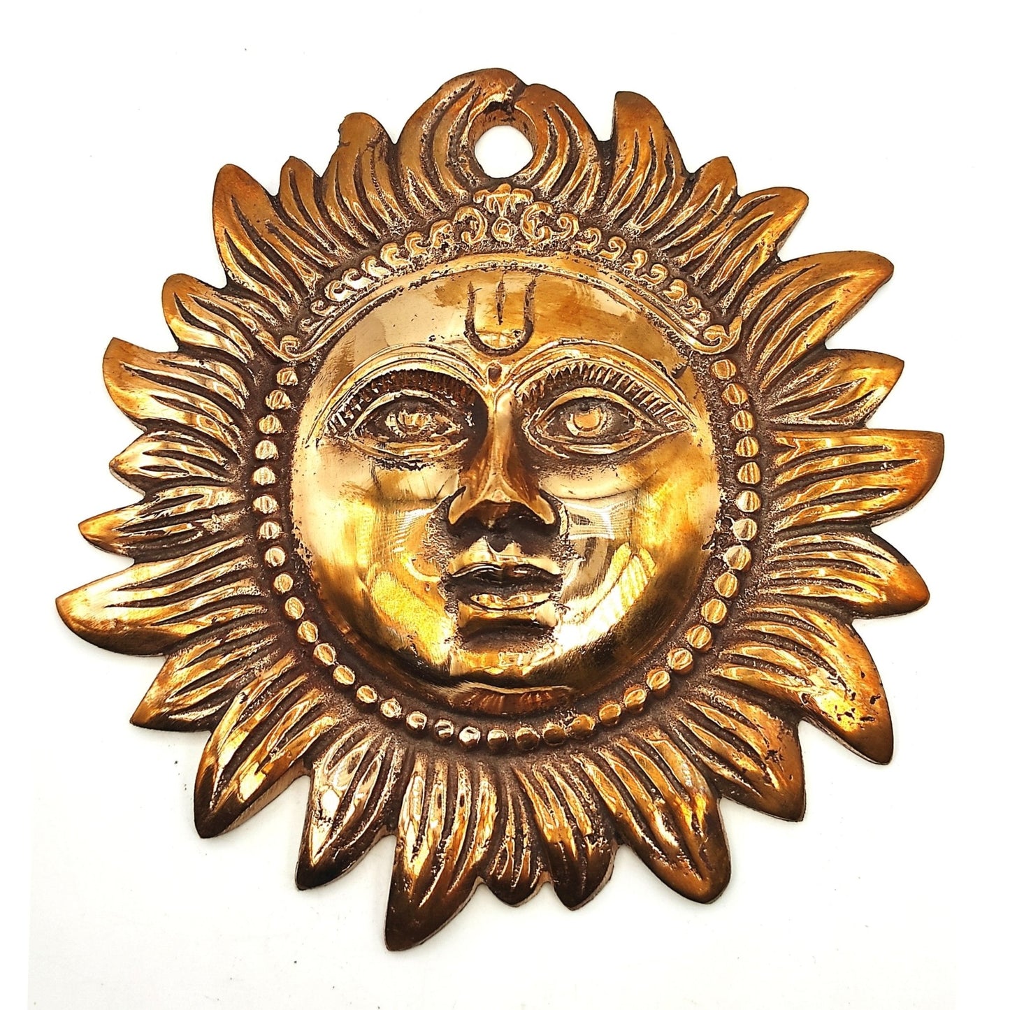 Copper Sun Excellent Vastu Remedy for East Wall & Home Office Decor (7.5inch) - plusvalueindia