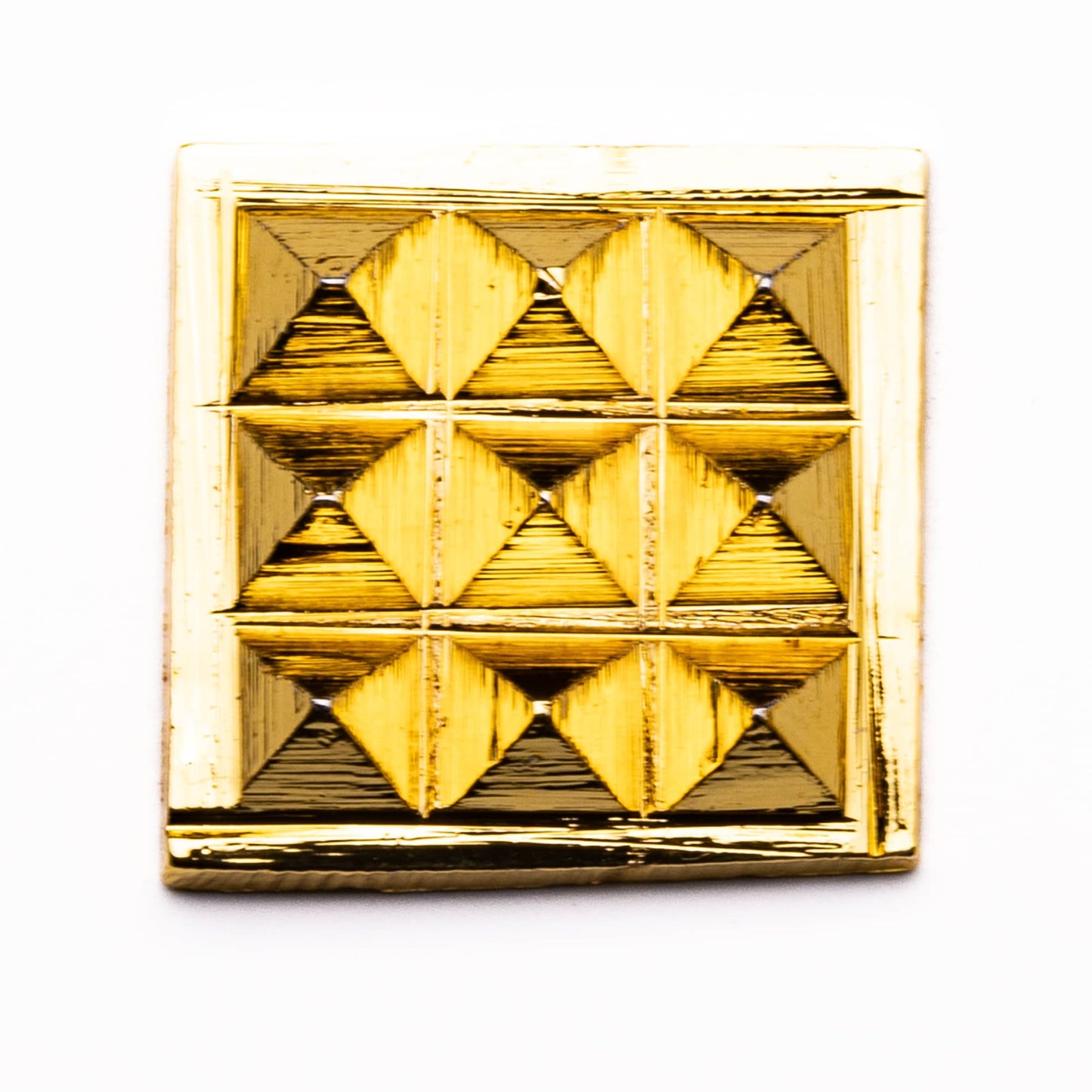 copper pyramid chip gold plated vastu product