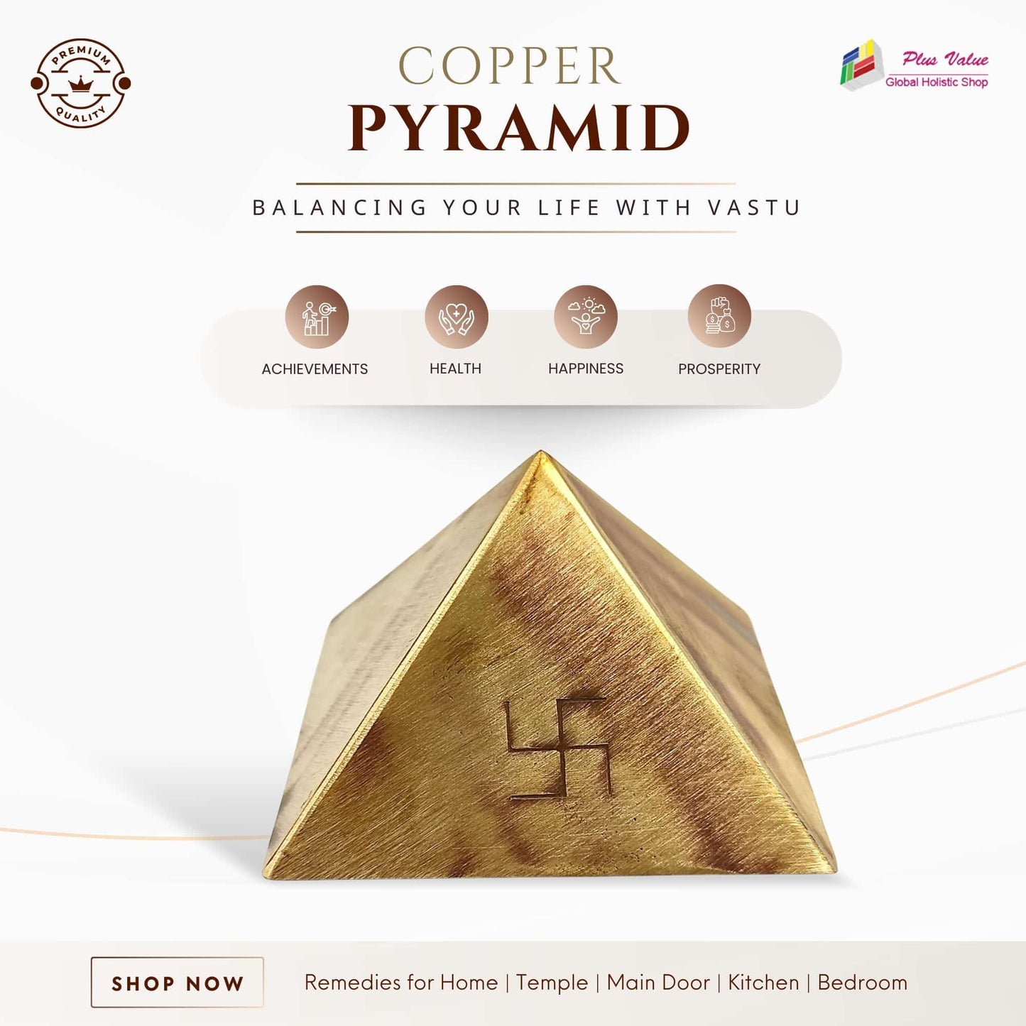copper pyramid dome