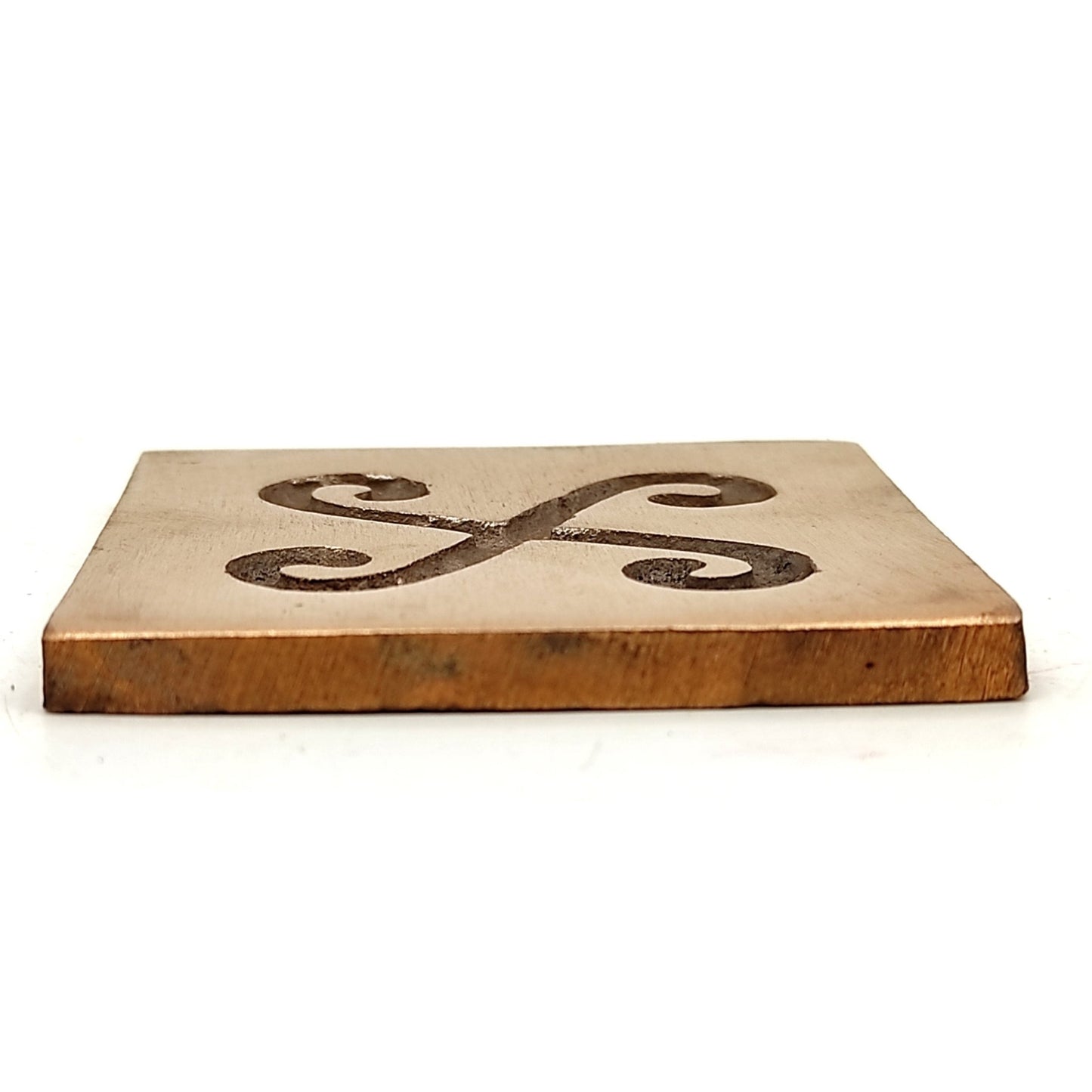 Copper Spiral Block for Dosh Nivaran Remedies Products Items for Home & Office - plusvalueindia