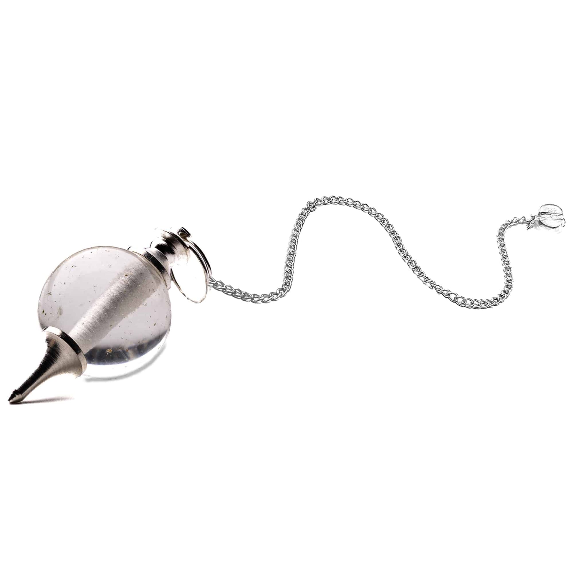 crystal quartz ball dowsing pendulum