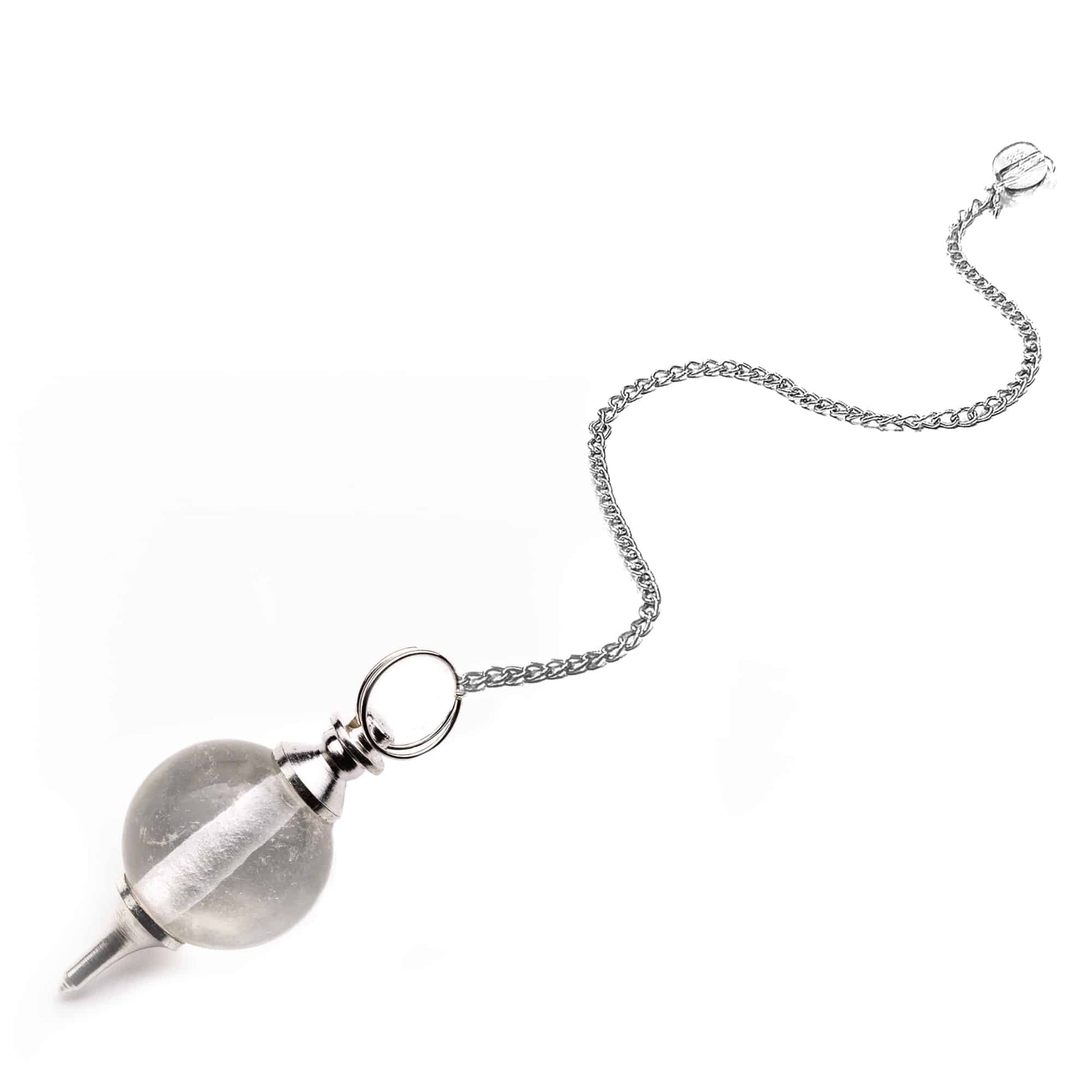 crystal quartz ball dowsing pendulum reiki