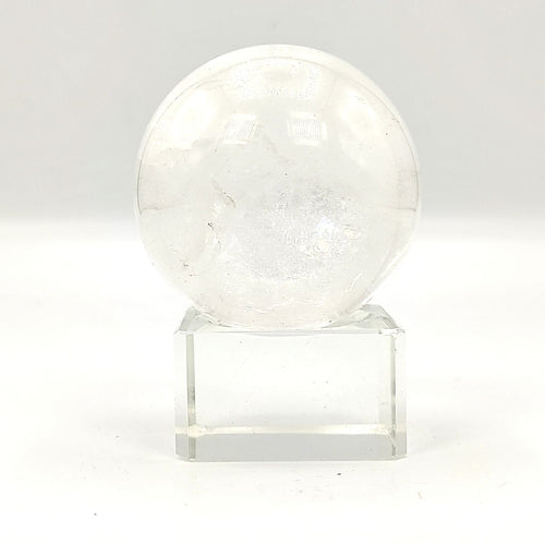natural crystal clear quartz stone ball vastu reiki healing