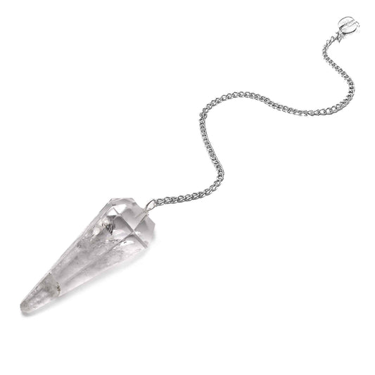 crystal quartz v shape dowsing pendulum reiki