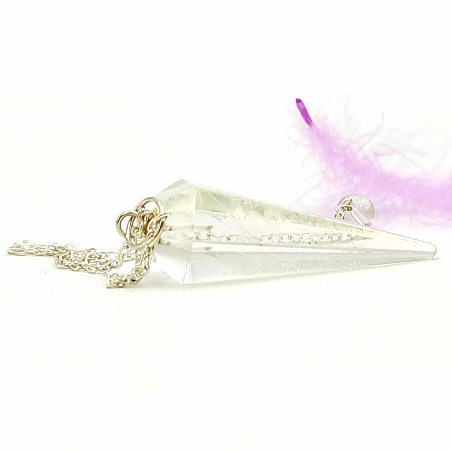 crystal v shape dowsing pendulum