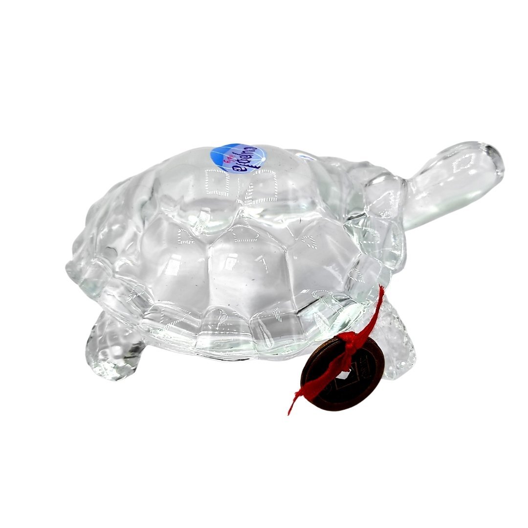 Crystal Tortoise Turtle Feng Shui & Vastu Products for Home & Office Good Luck - plusvalueindia