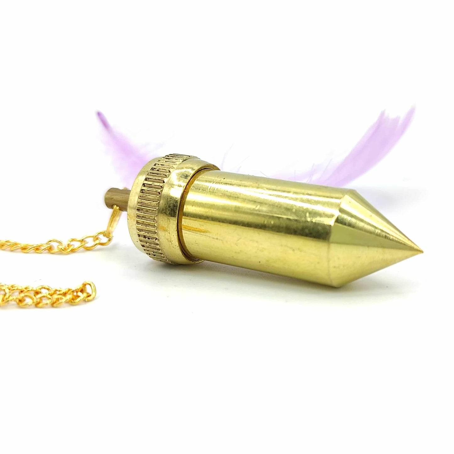 double brass dowsing pendulum