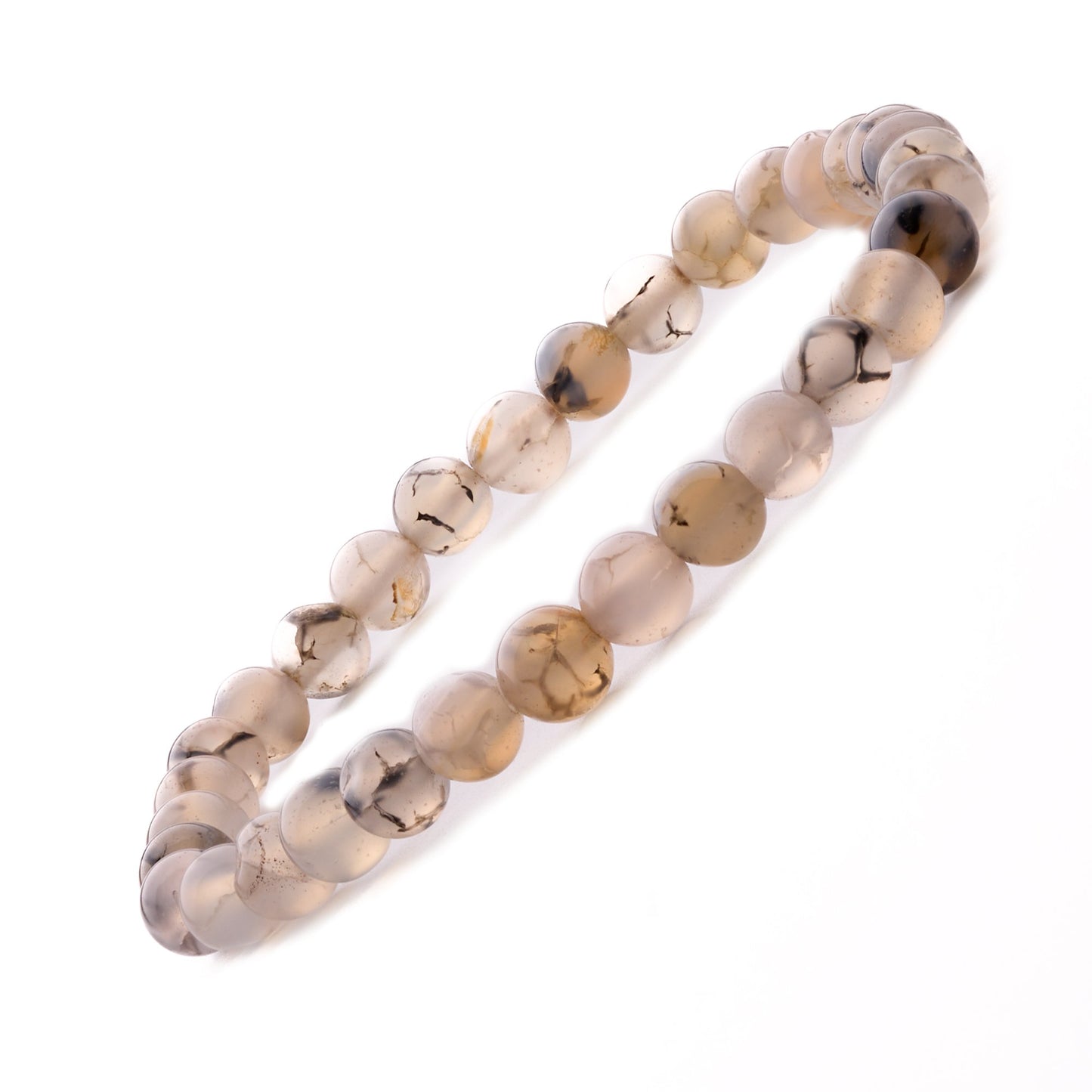 dragon vein agate bracelet 6mm