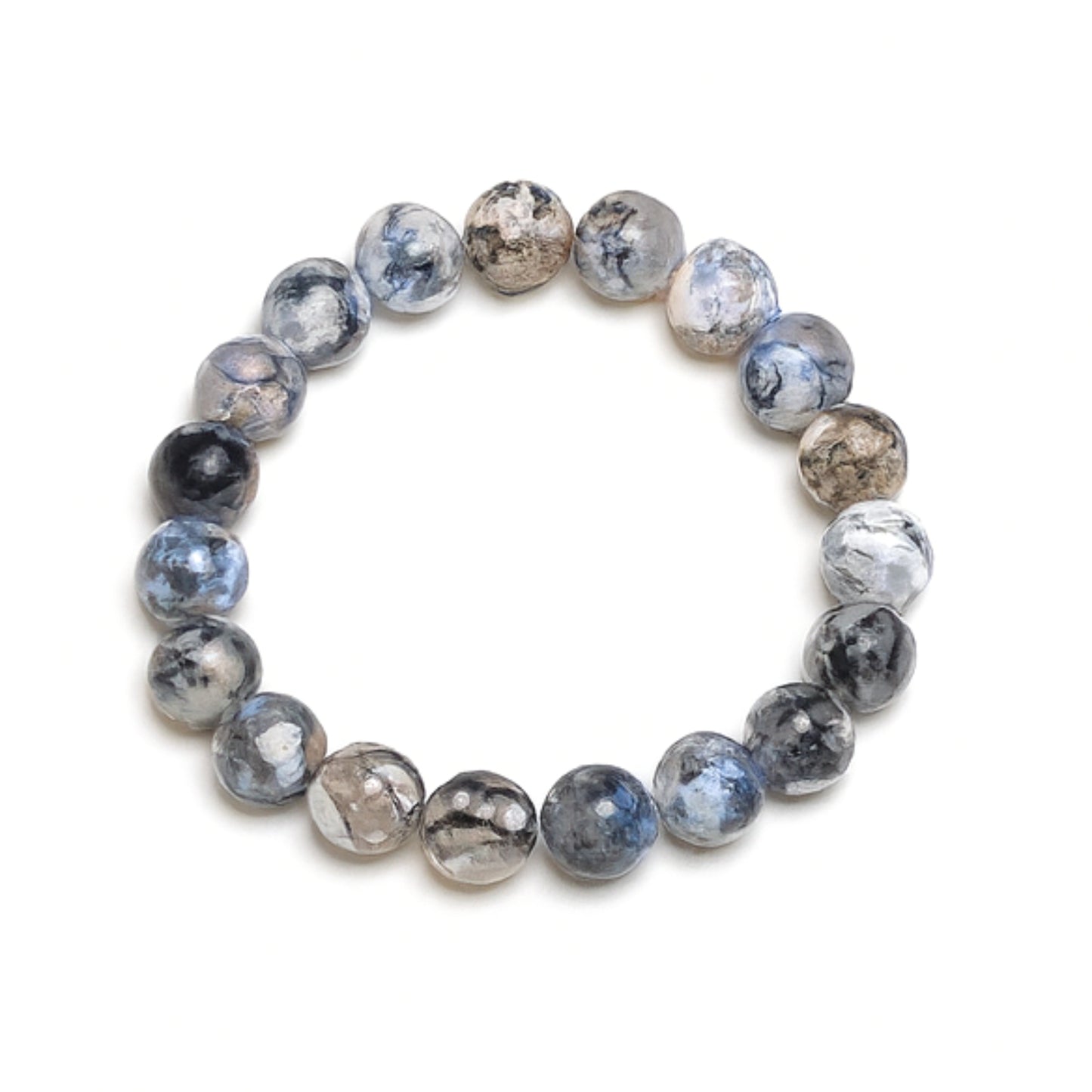 Dragon Vein Agate Bracelet