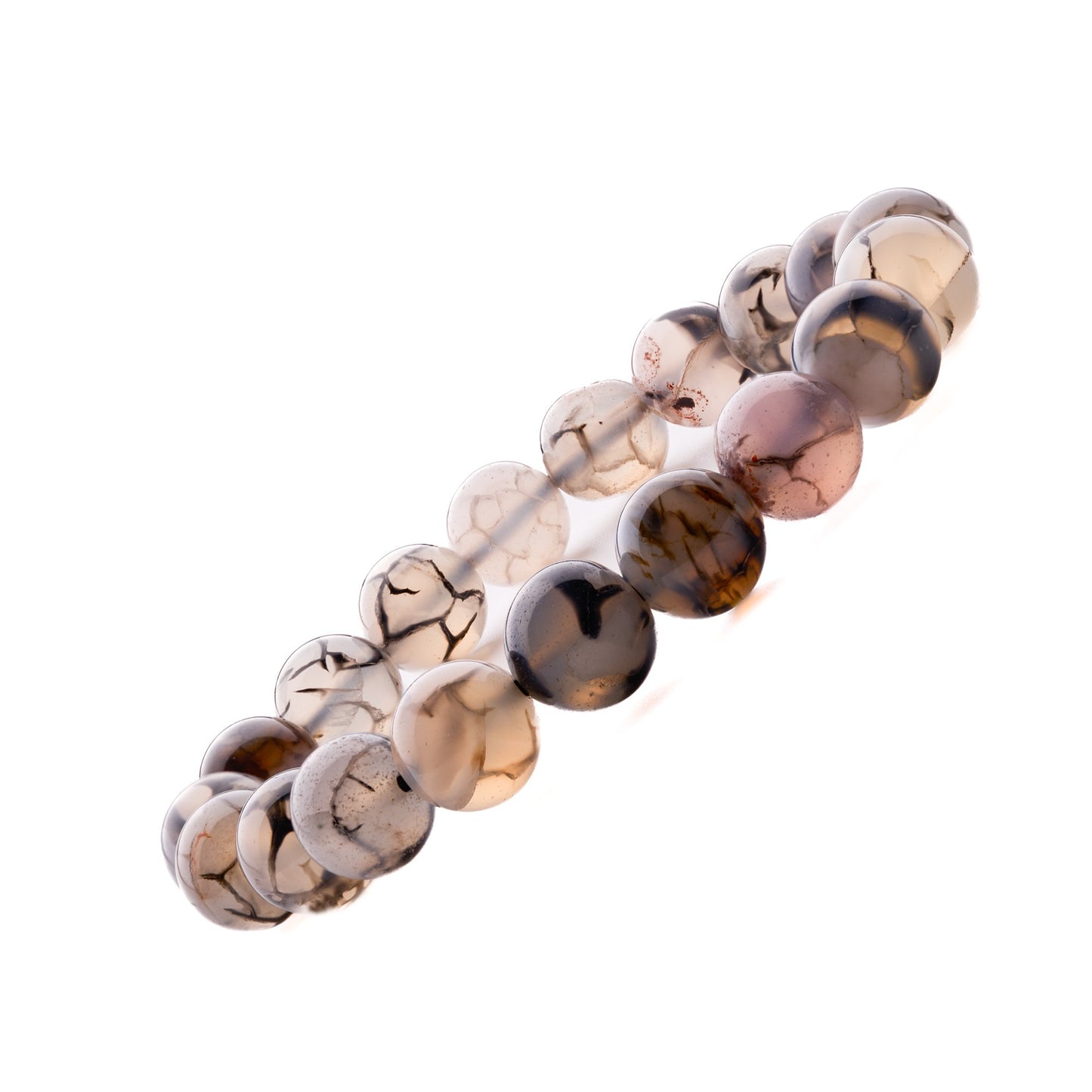 dragon vein agate bracelet 10mm