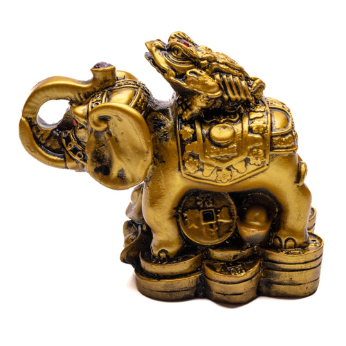 elephant with frog feng shui remedies