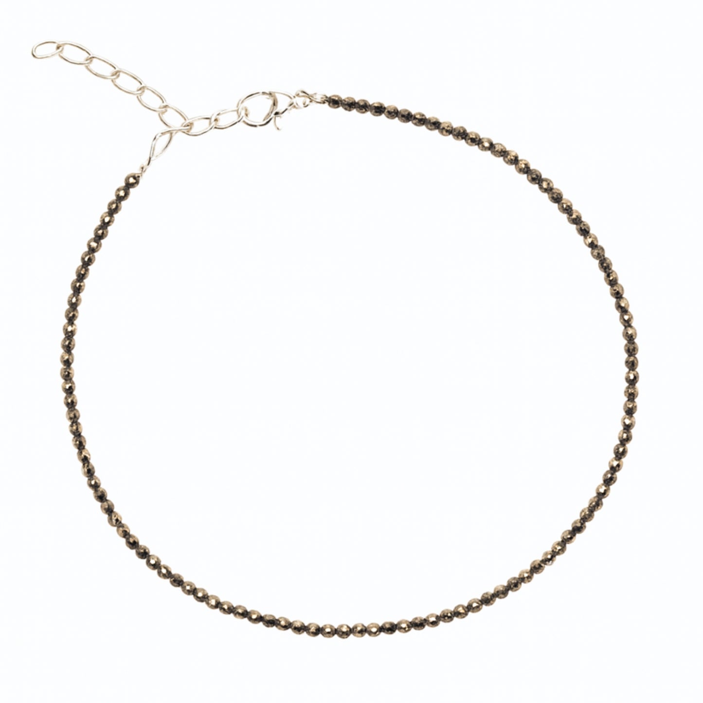 ✨ PYRITE ANKLET FOR WOMEN – WEALTH, CONFIDENCE & MANIFESTATION JEWELLERY