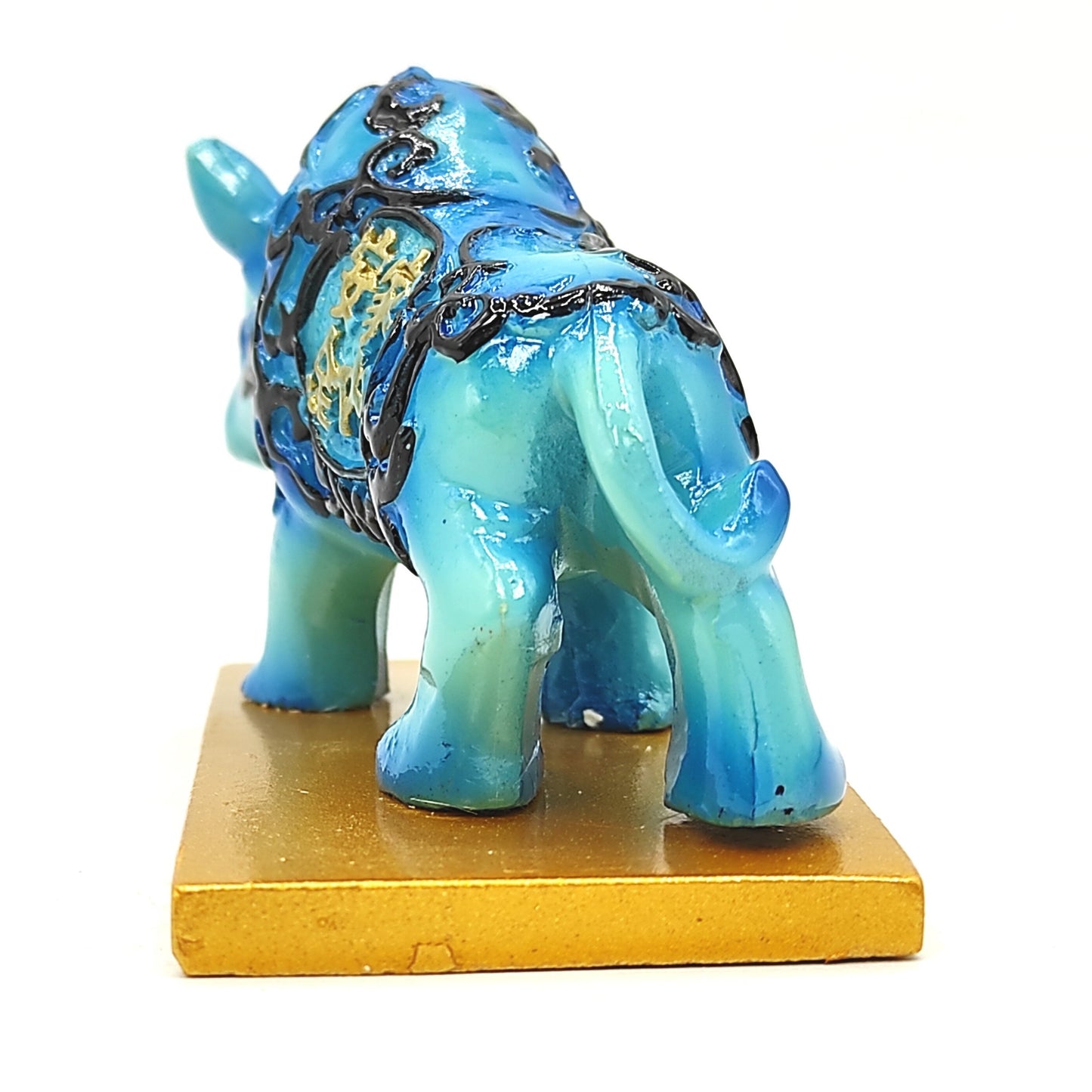 feng shui blue rhino statue fengshui product
