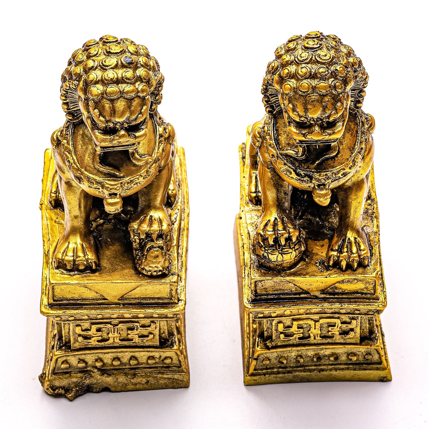 Feng Shui Fu Dogs Pair for Protection & Good Luck for Homes & Offices - plusvalueindia