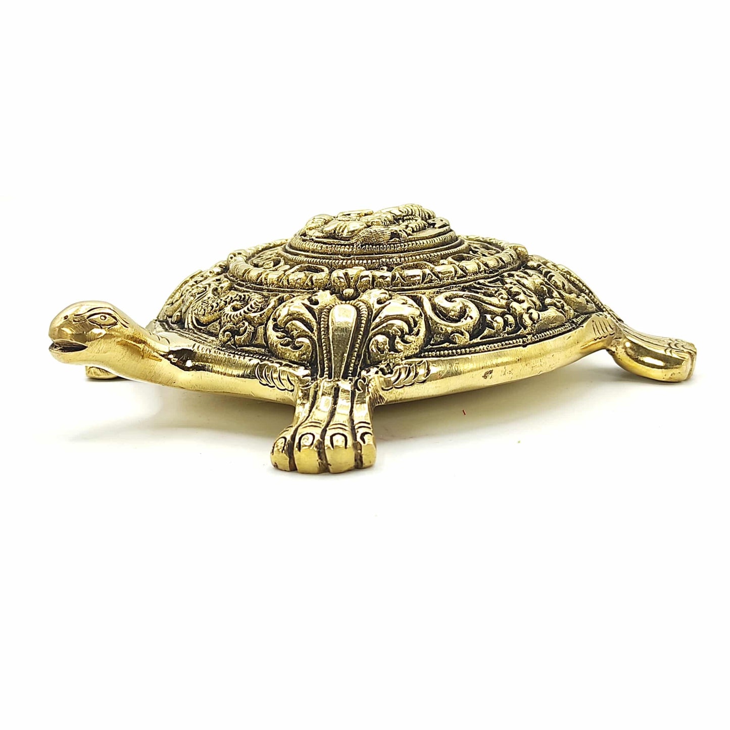 Premium Brass Ganesha Tortoise