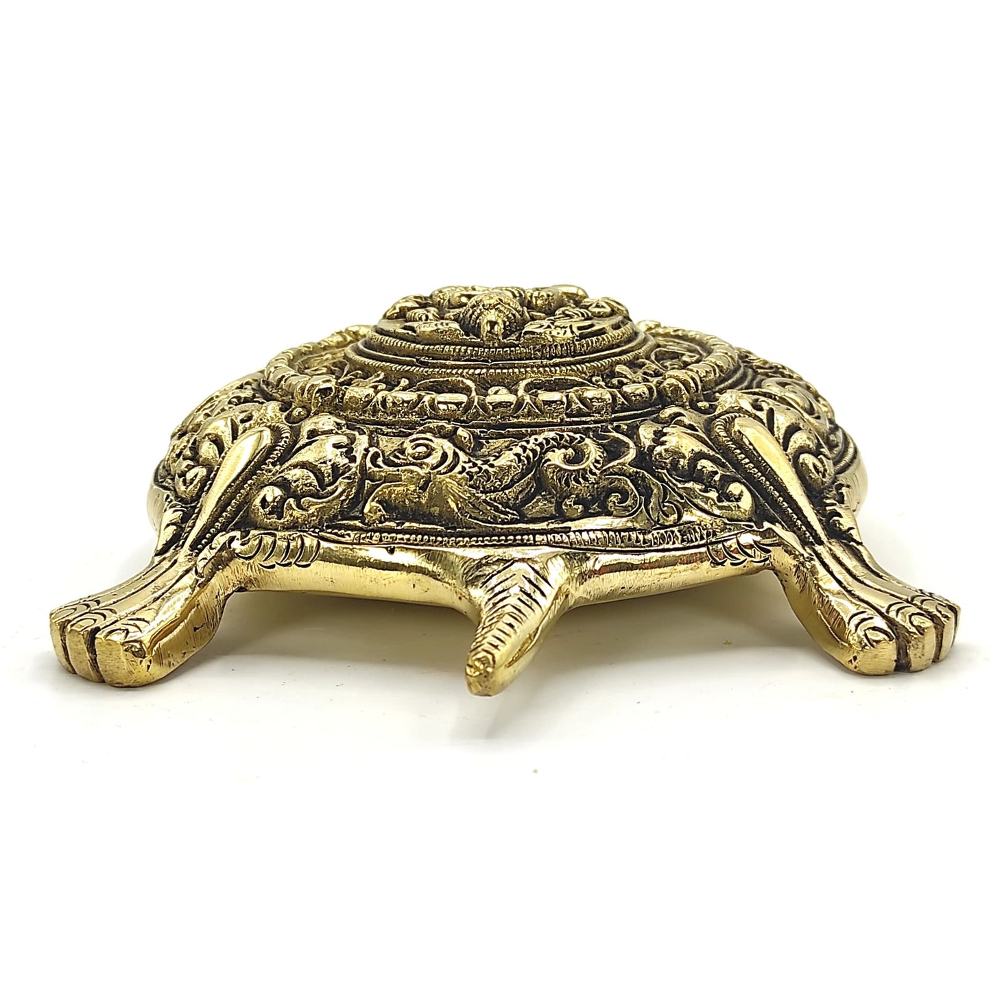 Premium Brass Ganesha Tortoise