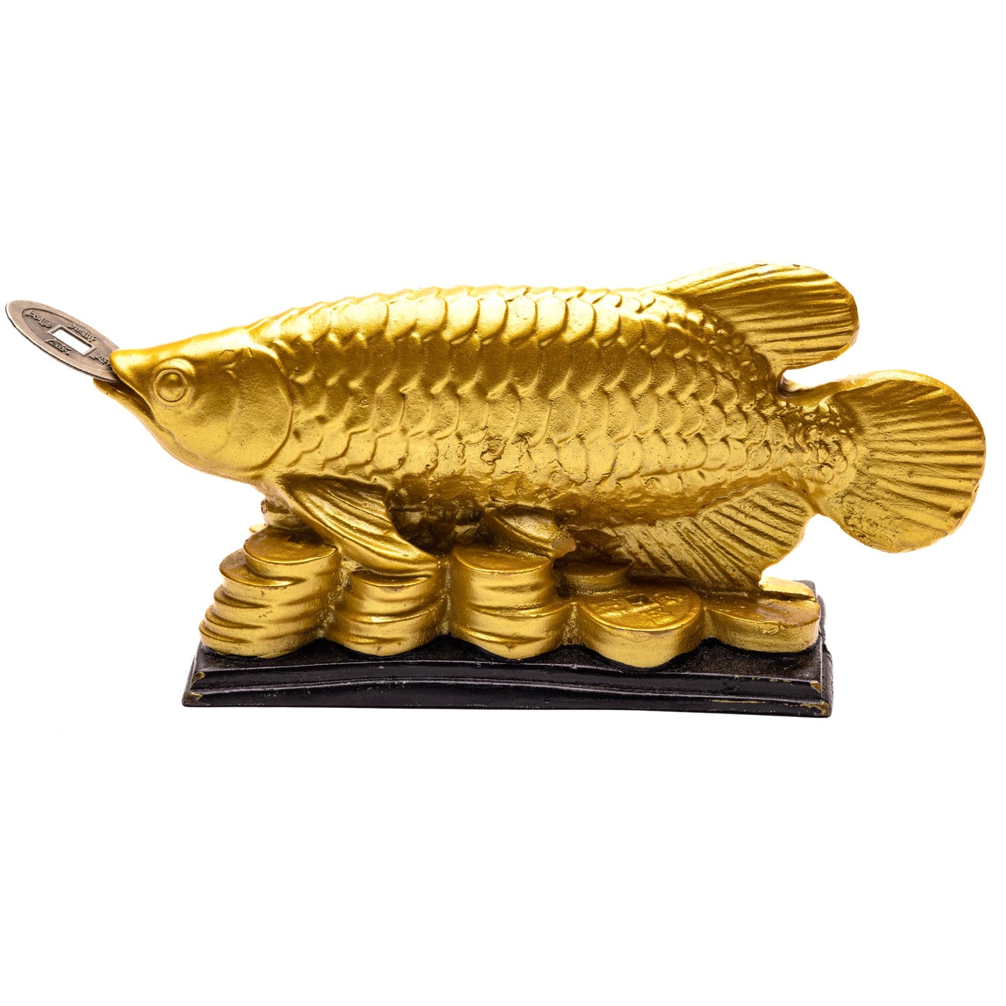 golden arowana fish fengshui item