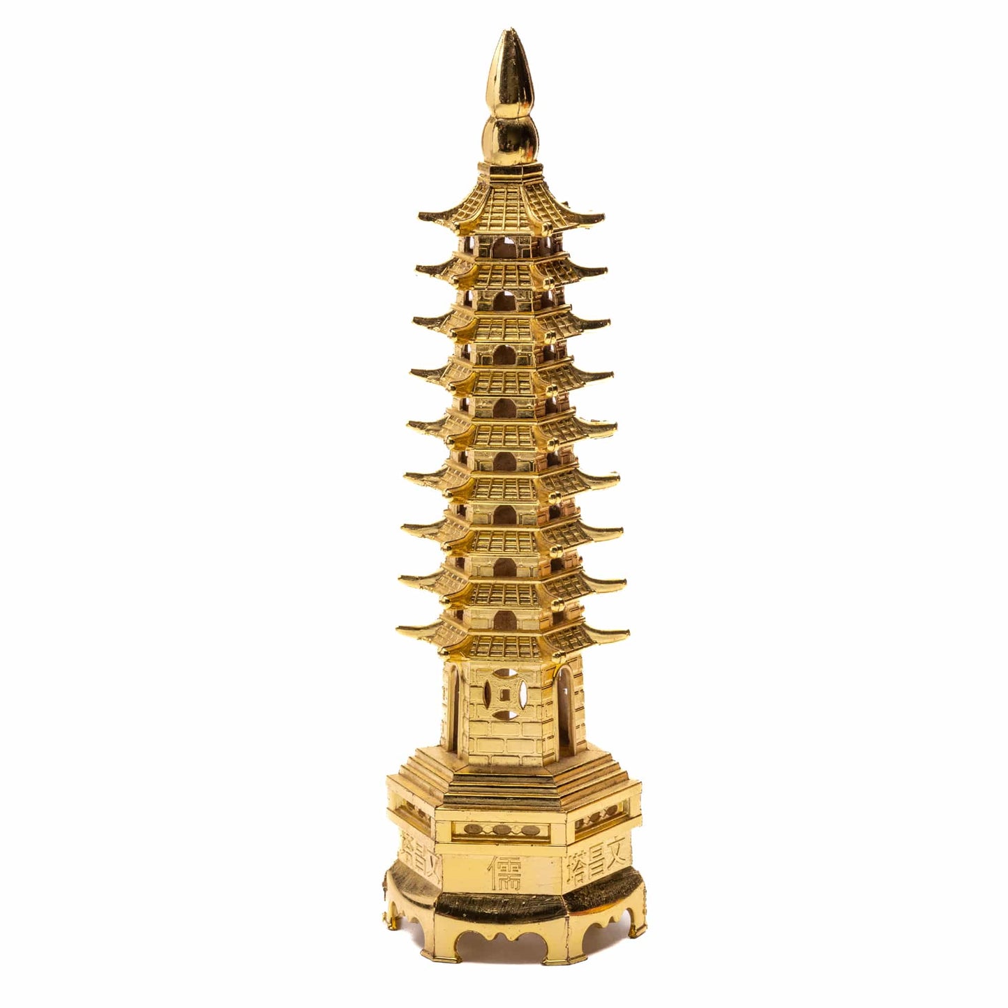 golden finish education tower feng shui remedy