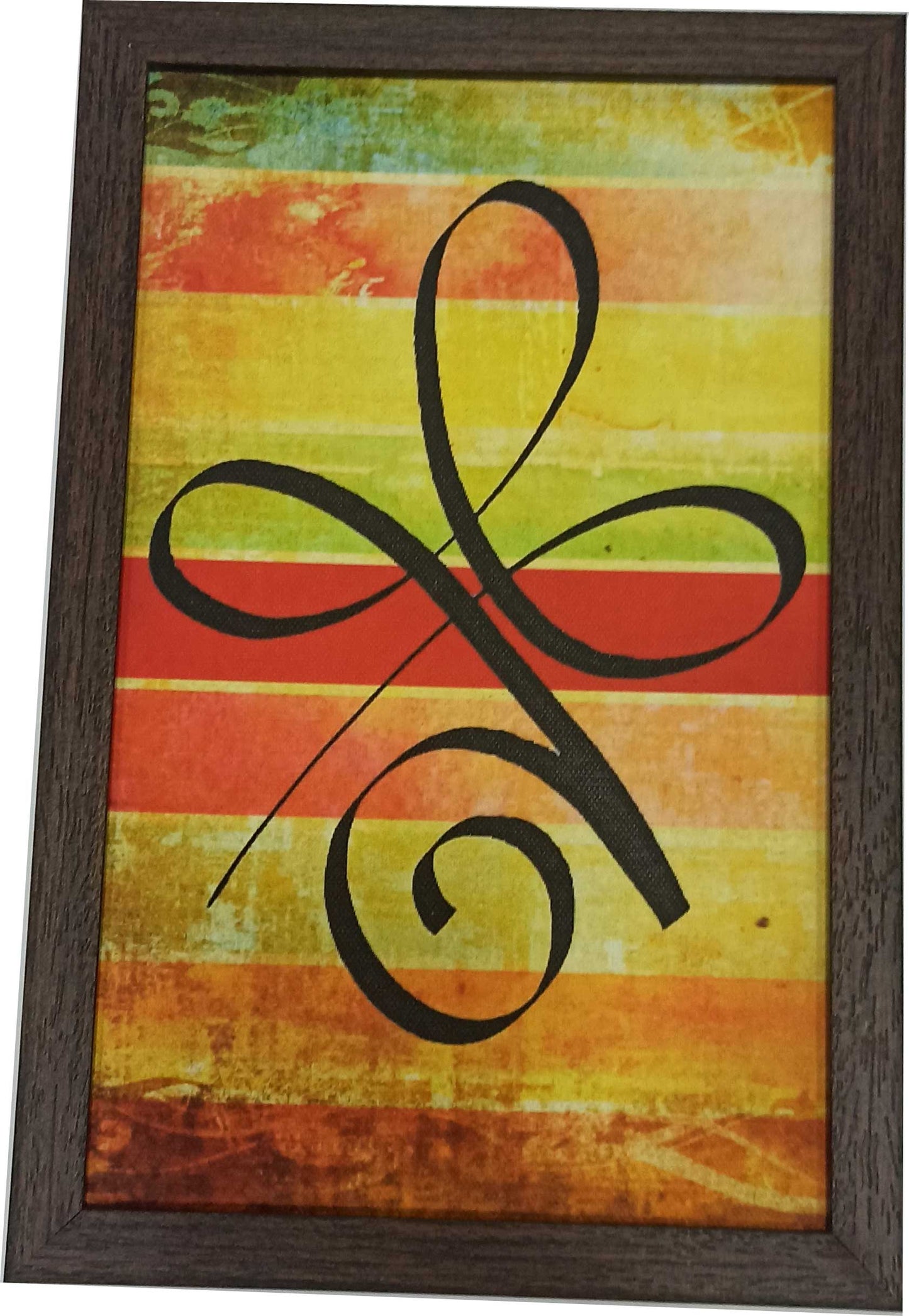 Three Paintings - Abundance, Prosperity & Health - Zibu Symbol Canvas Prints - plusvalueindia