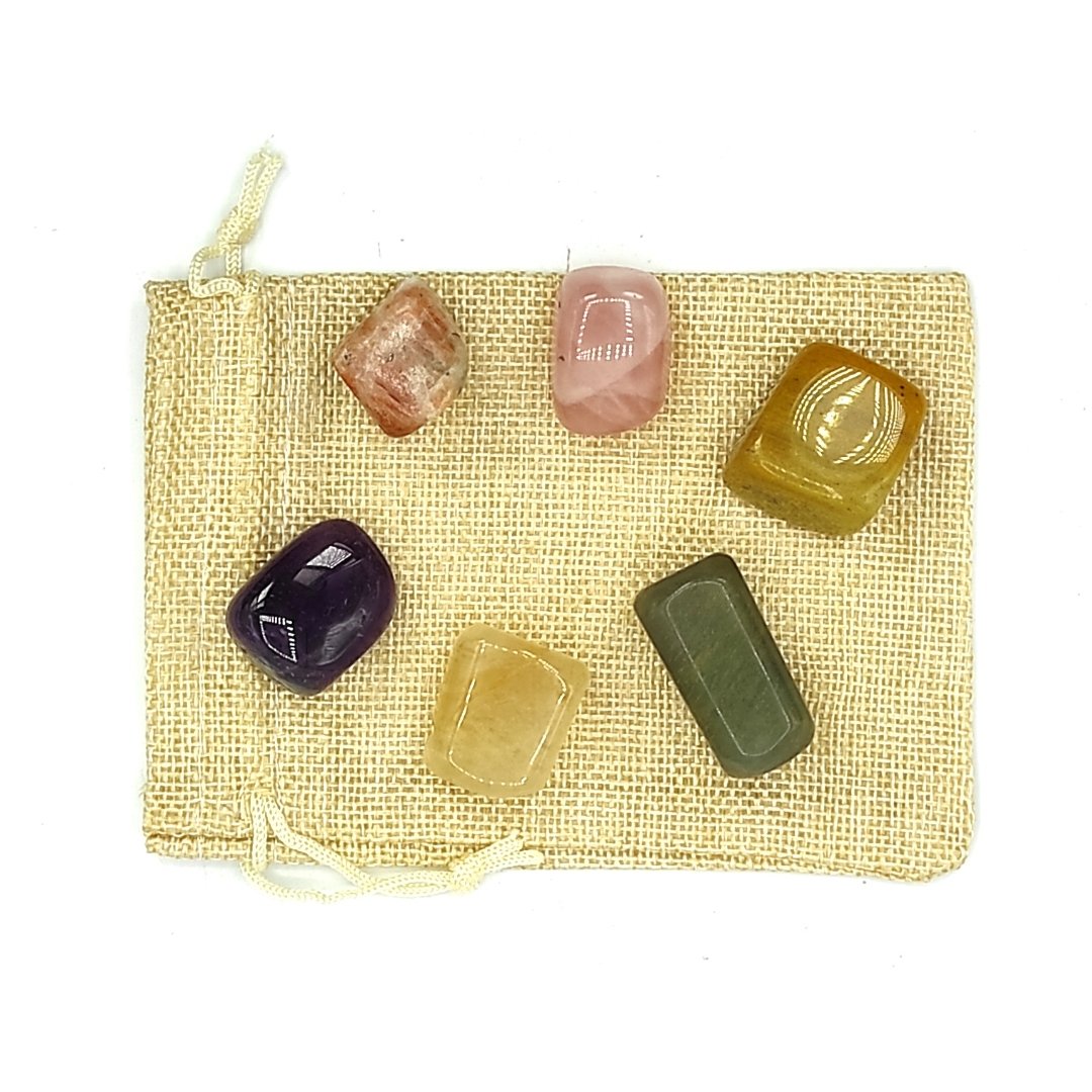 gratitude pocket crystal bag reiki healing