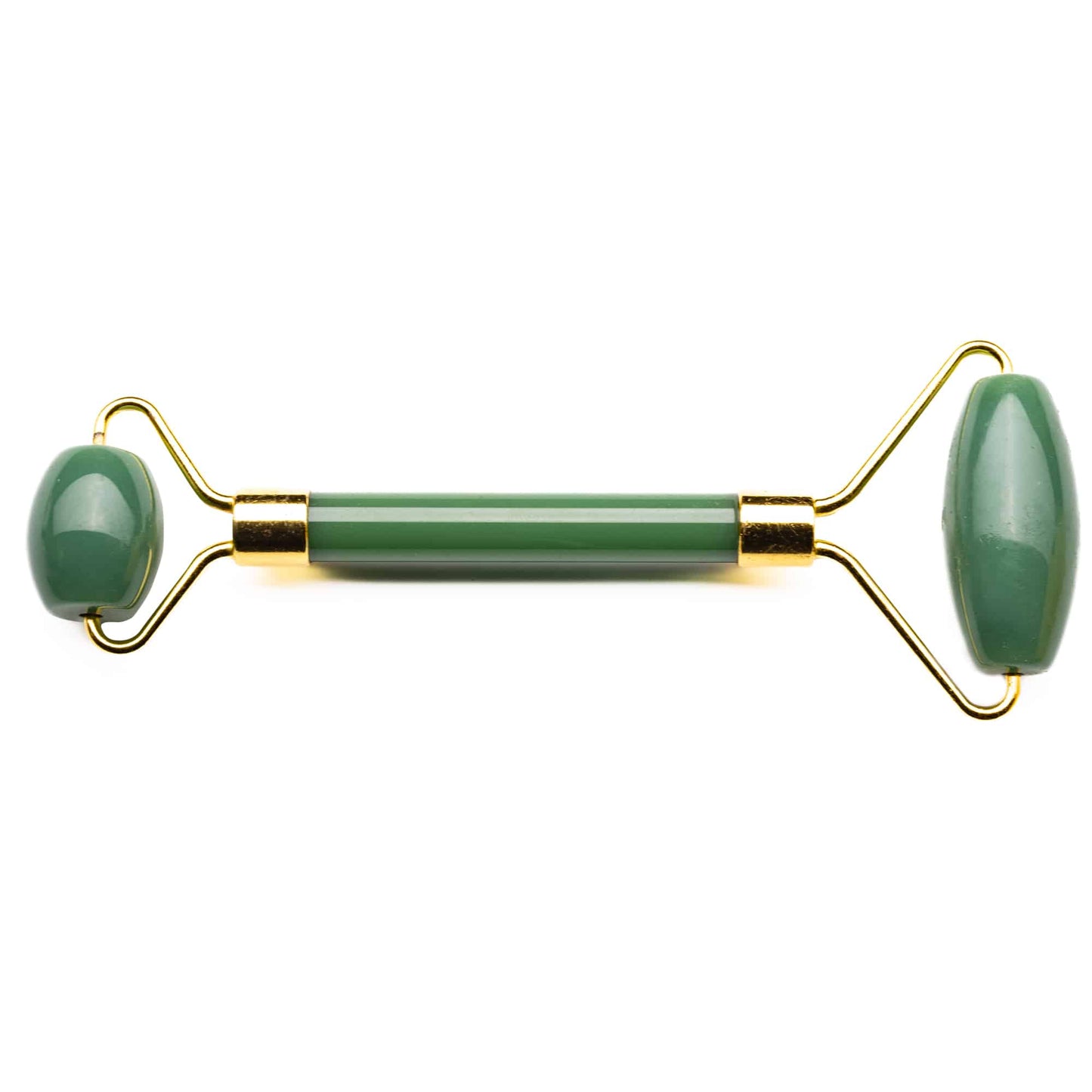 green aventurine facial massage roller wand