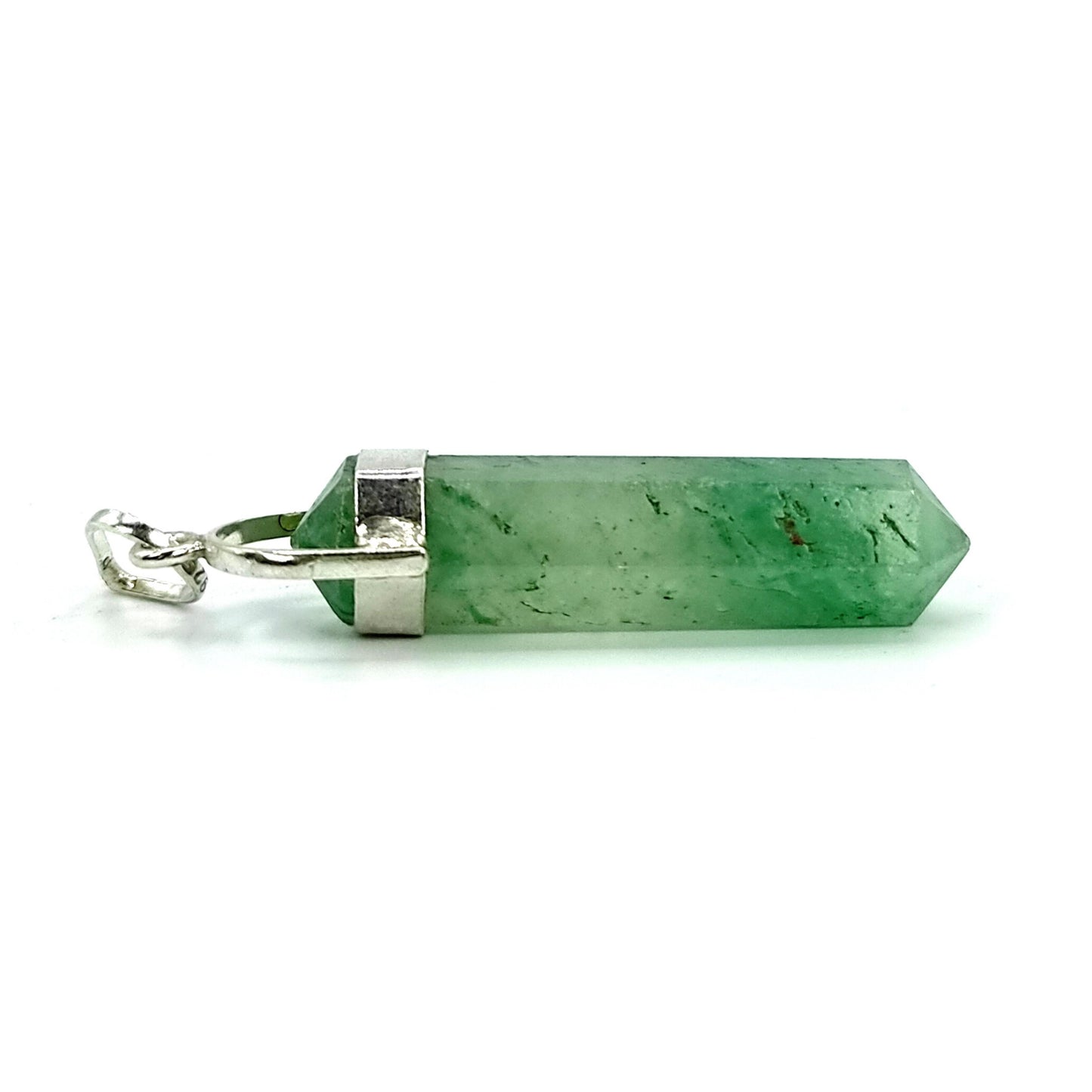 green aventurine pendant pencil shape reiki
