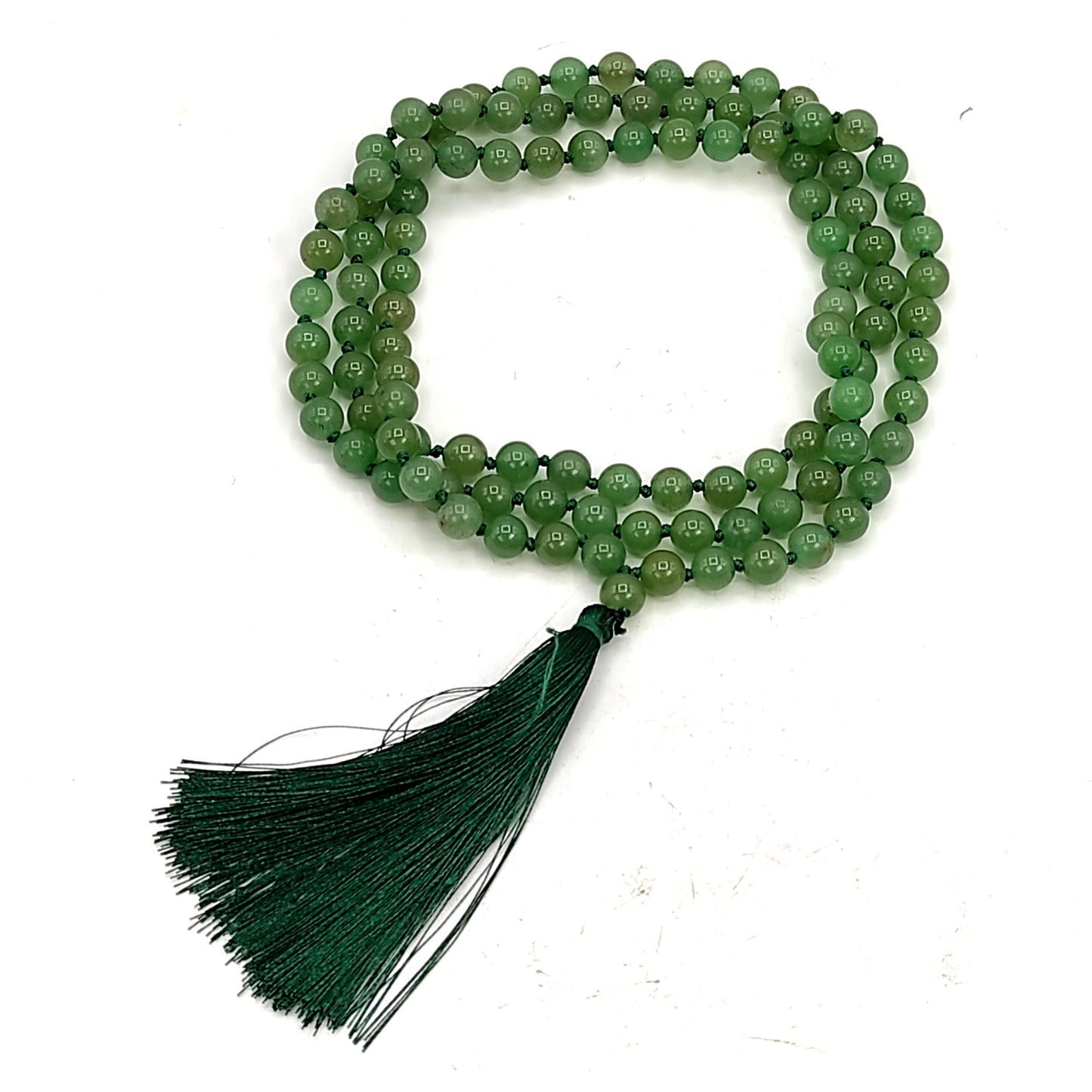 green aventurine natural stone necklace 8mm