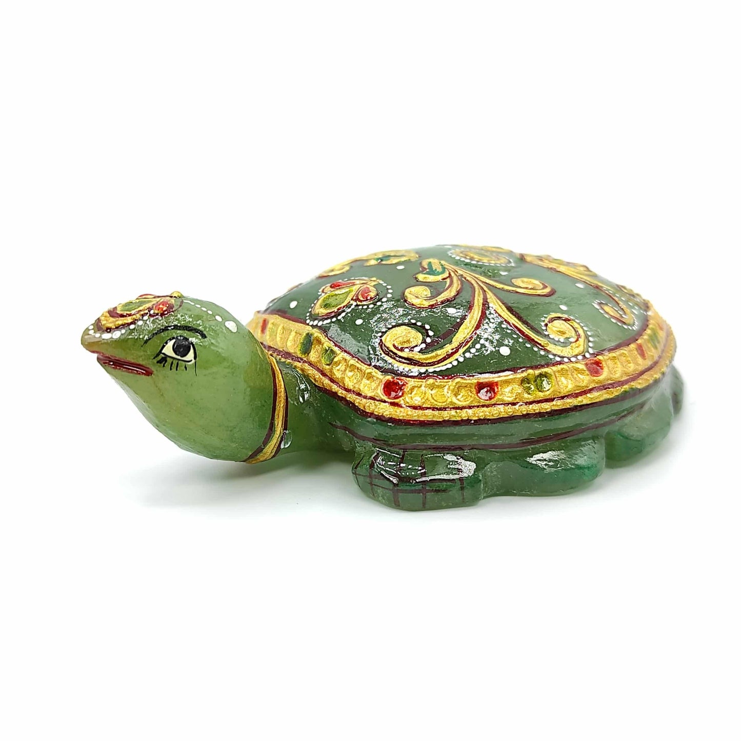 green aventurine stone tortoise vastu product