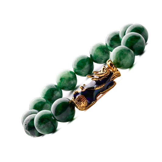 green jade pi yao bracelet 12mm