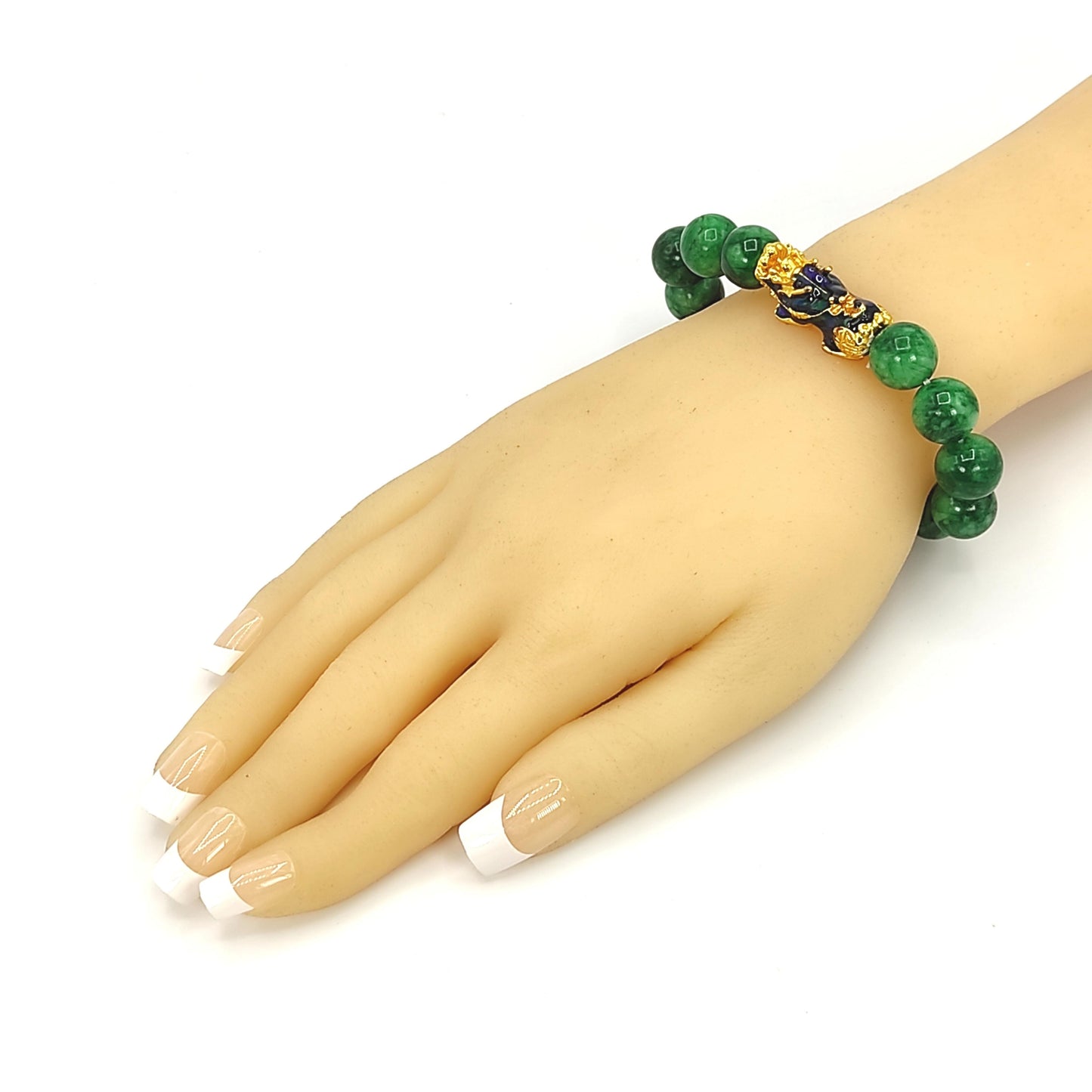 green jade pi yao bracelet crystal healing reiki