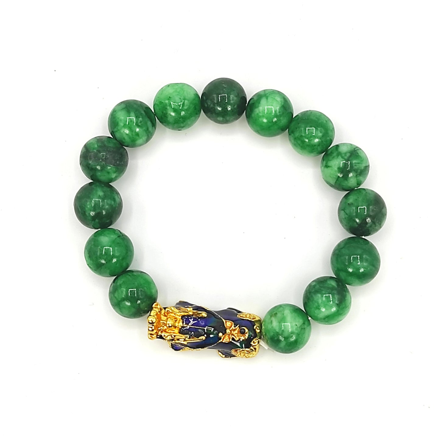 green jade pi yao bracelet healing crystal reiki
