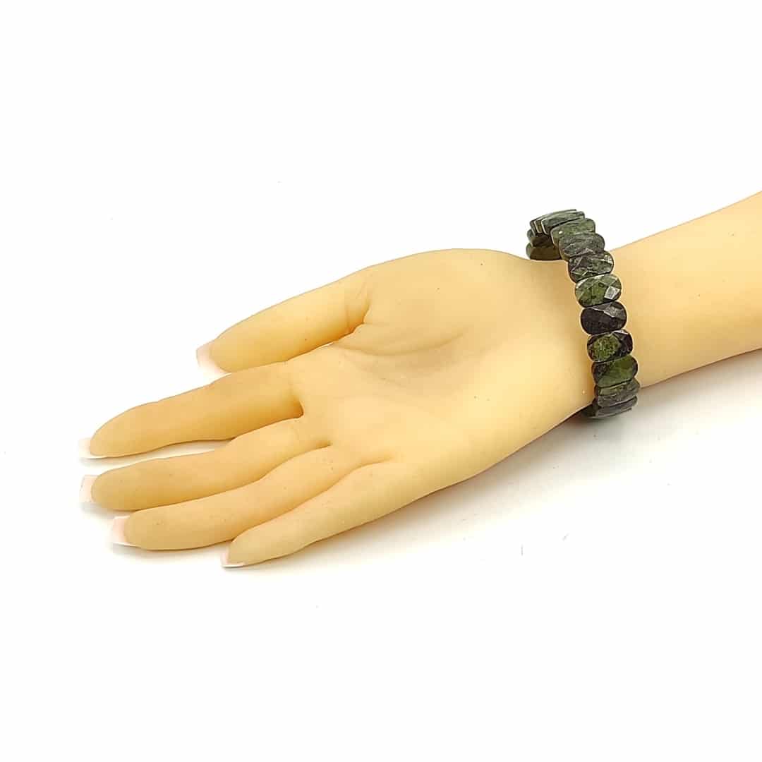 kambaba jasper crystal stone bracelet