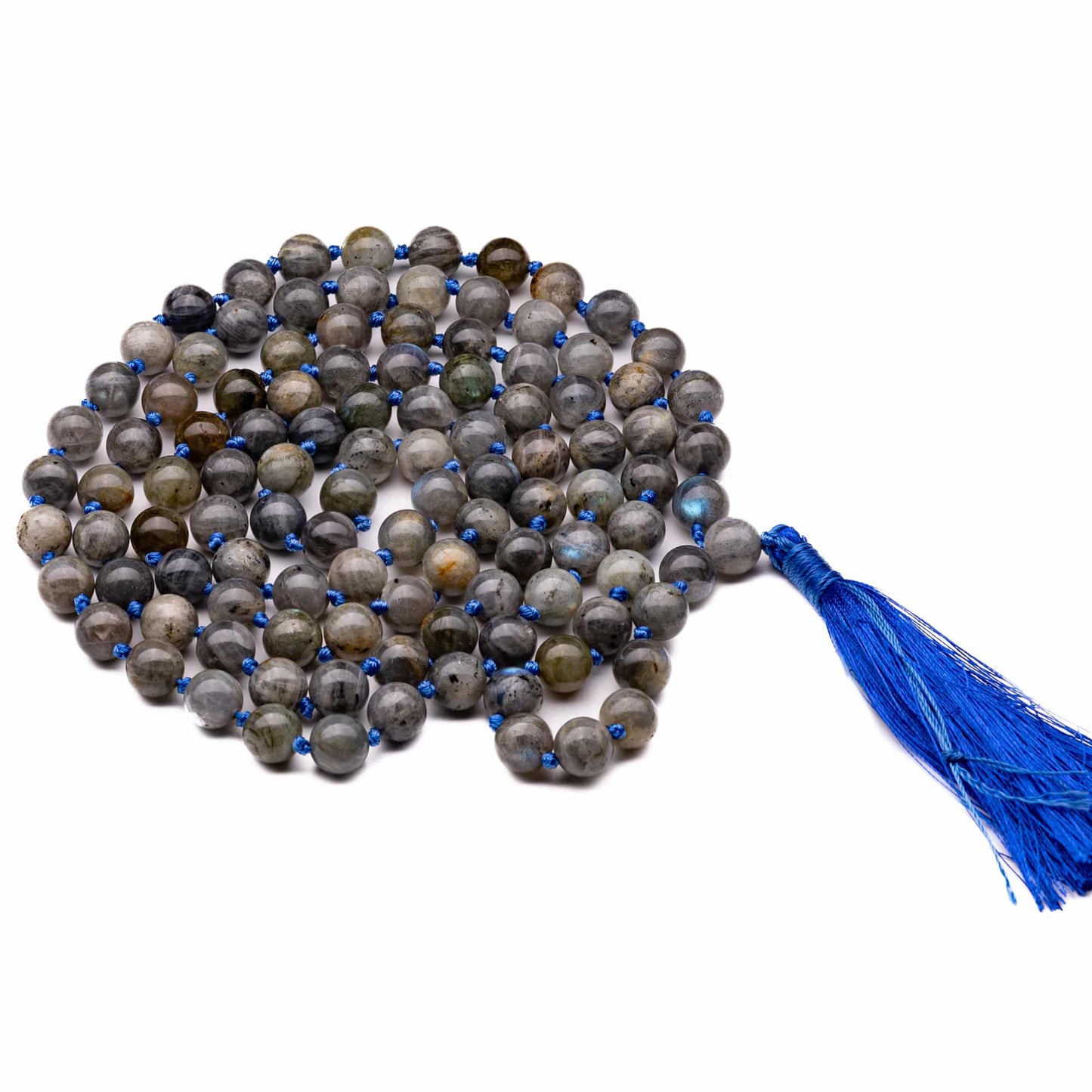 labradorite necklace mala 10mm