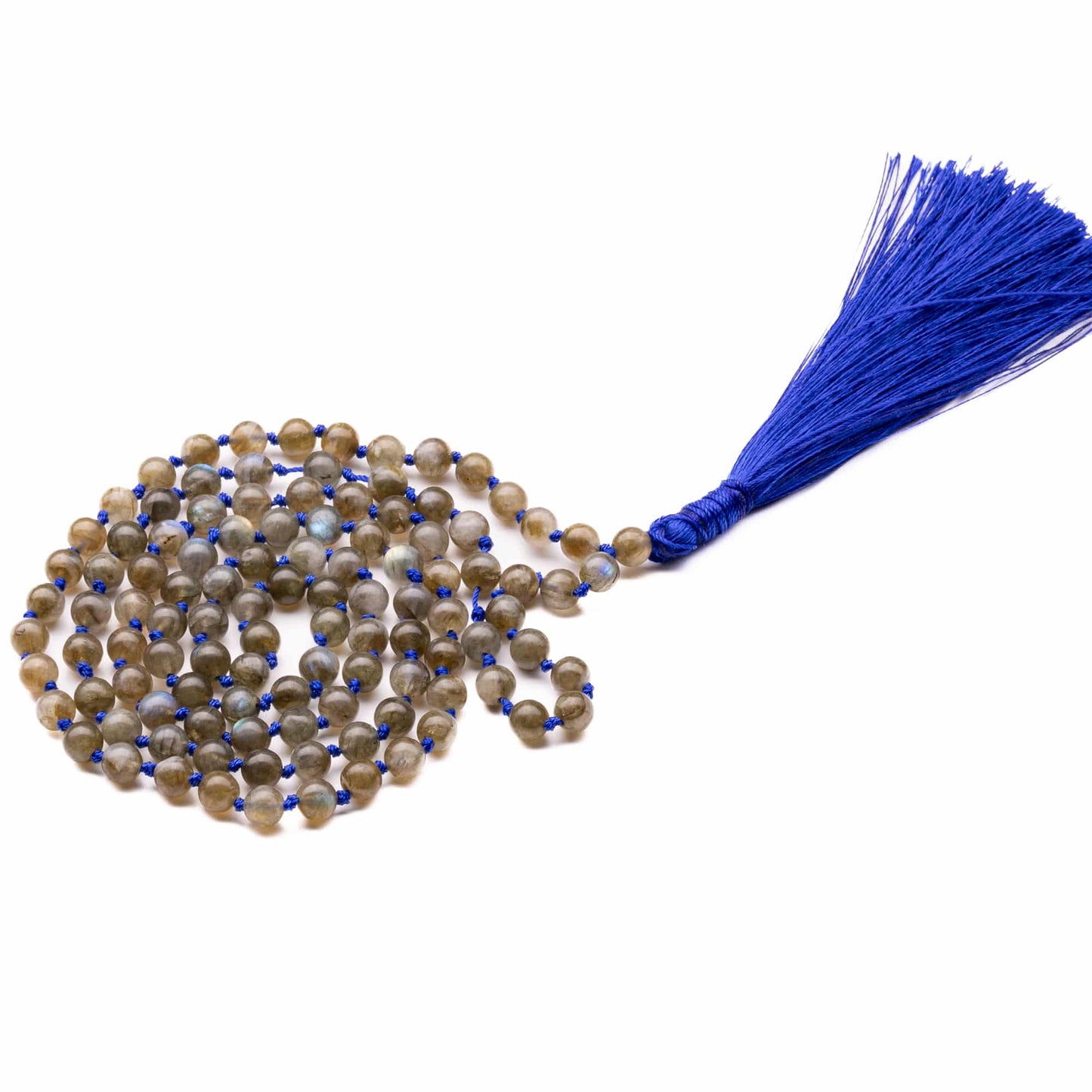 labradorite necklace mala 6mm