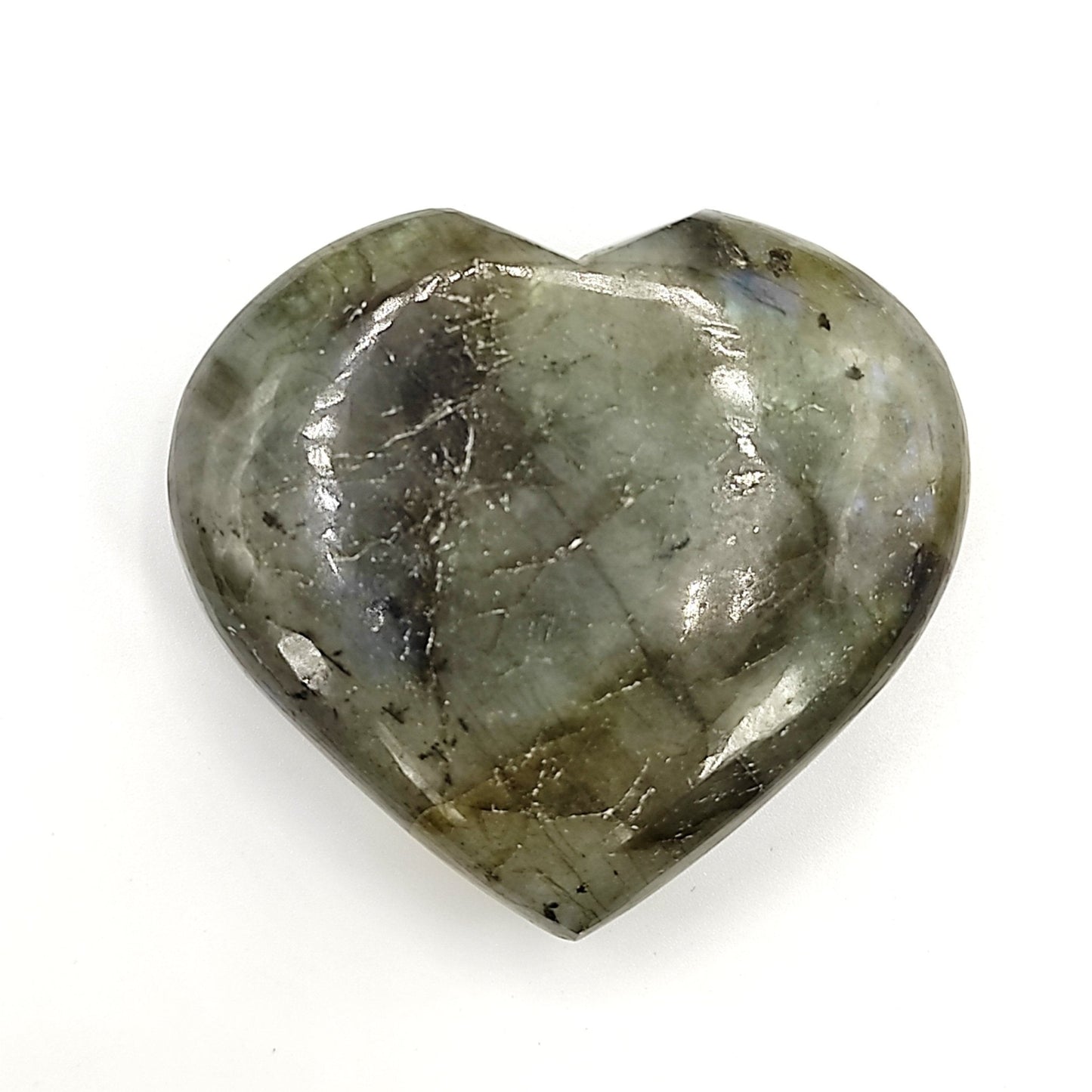 Labradorite Heart Stone - plusvalueindia