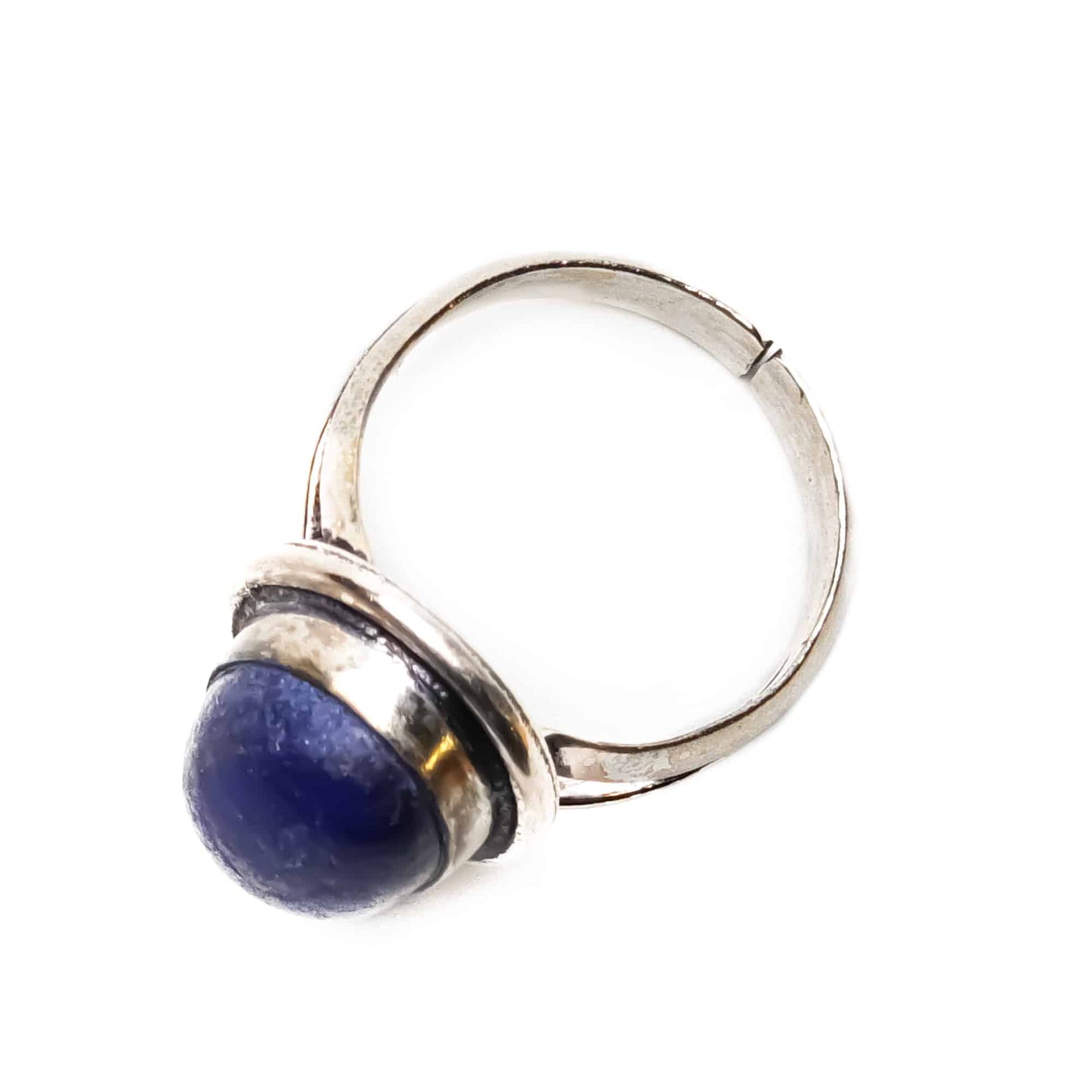lapis lazuli crystal finger ring