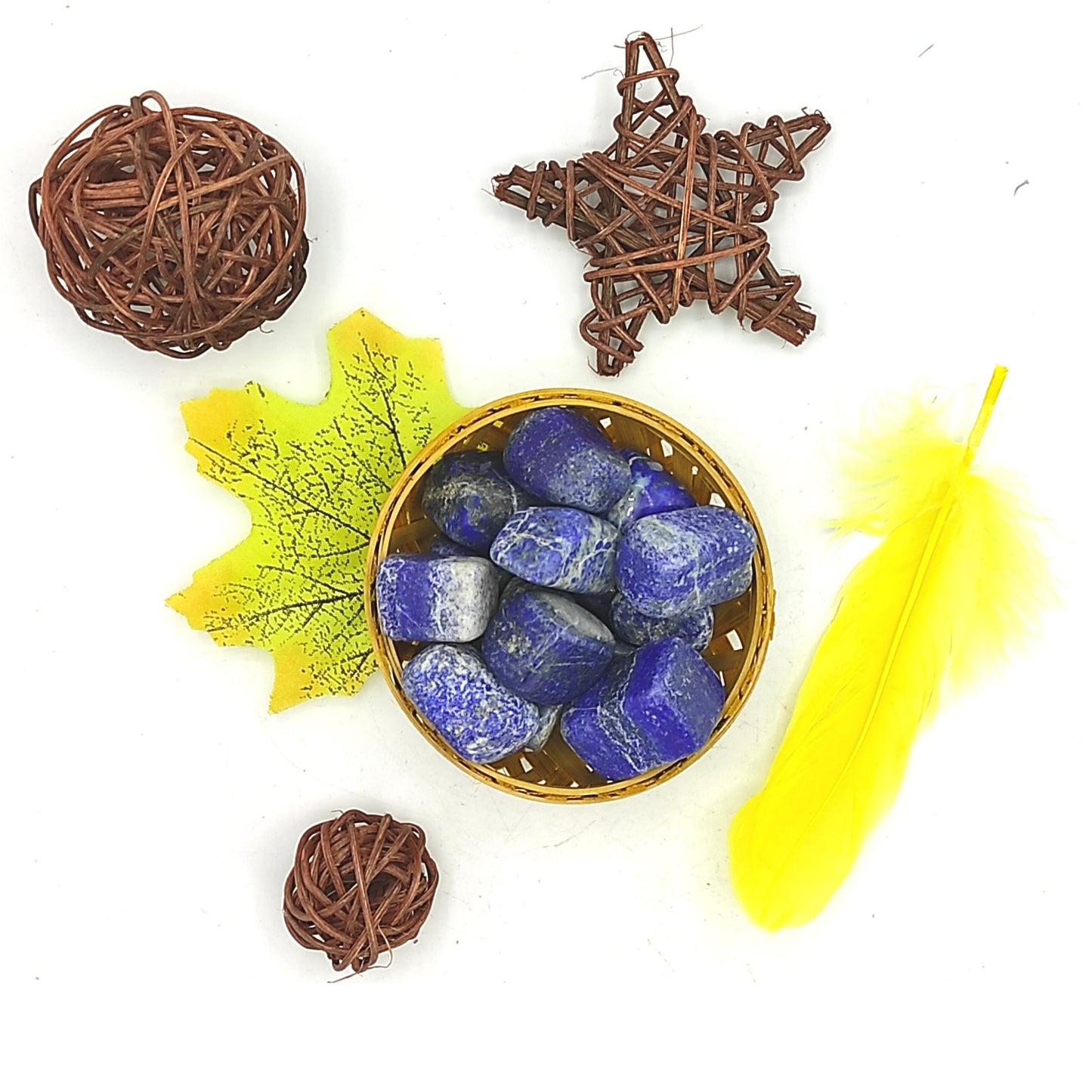 lapis lazuli natural stone pebble tumble reiki healing vastu