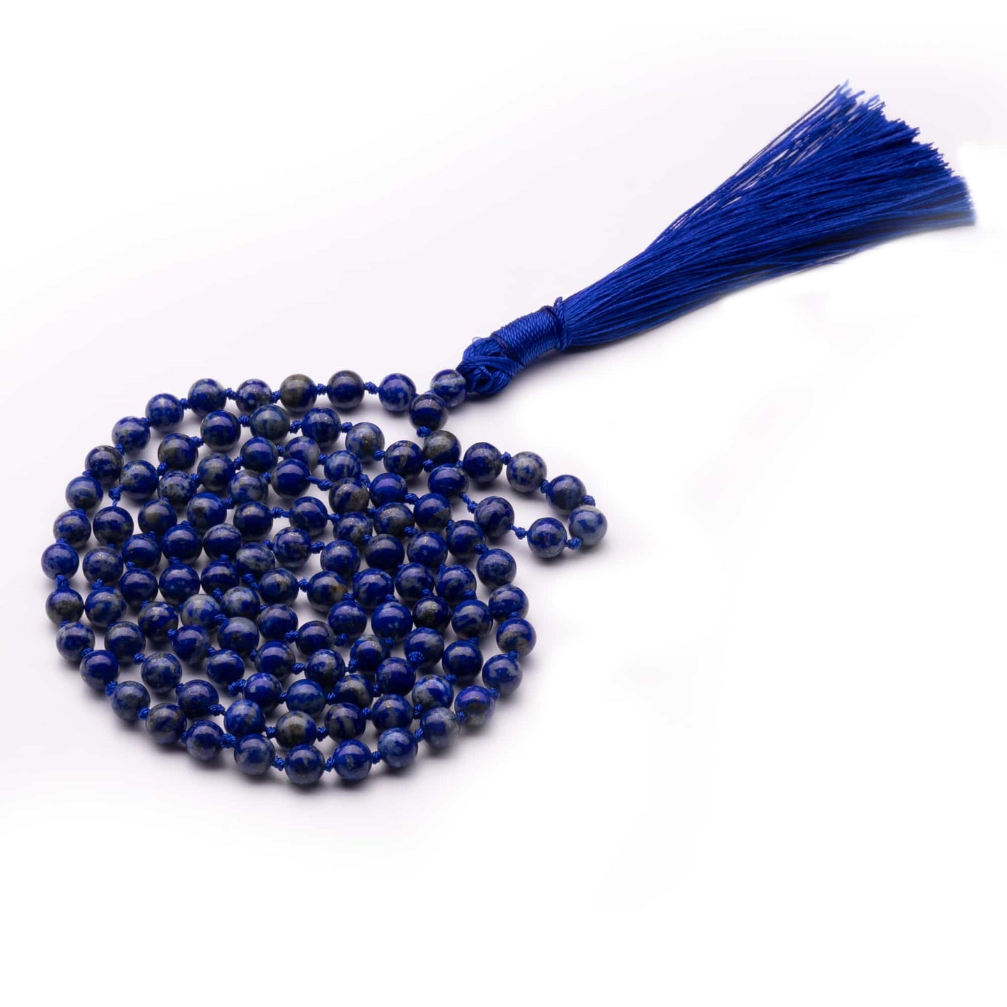 lapis lazuli necklace mala 6mm