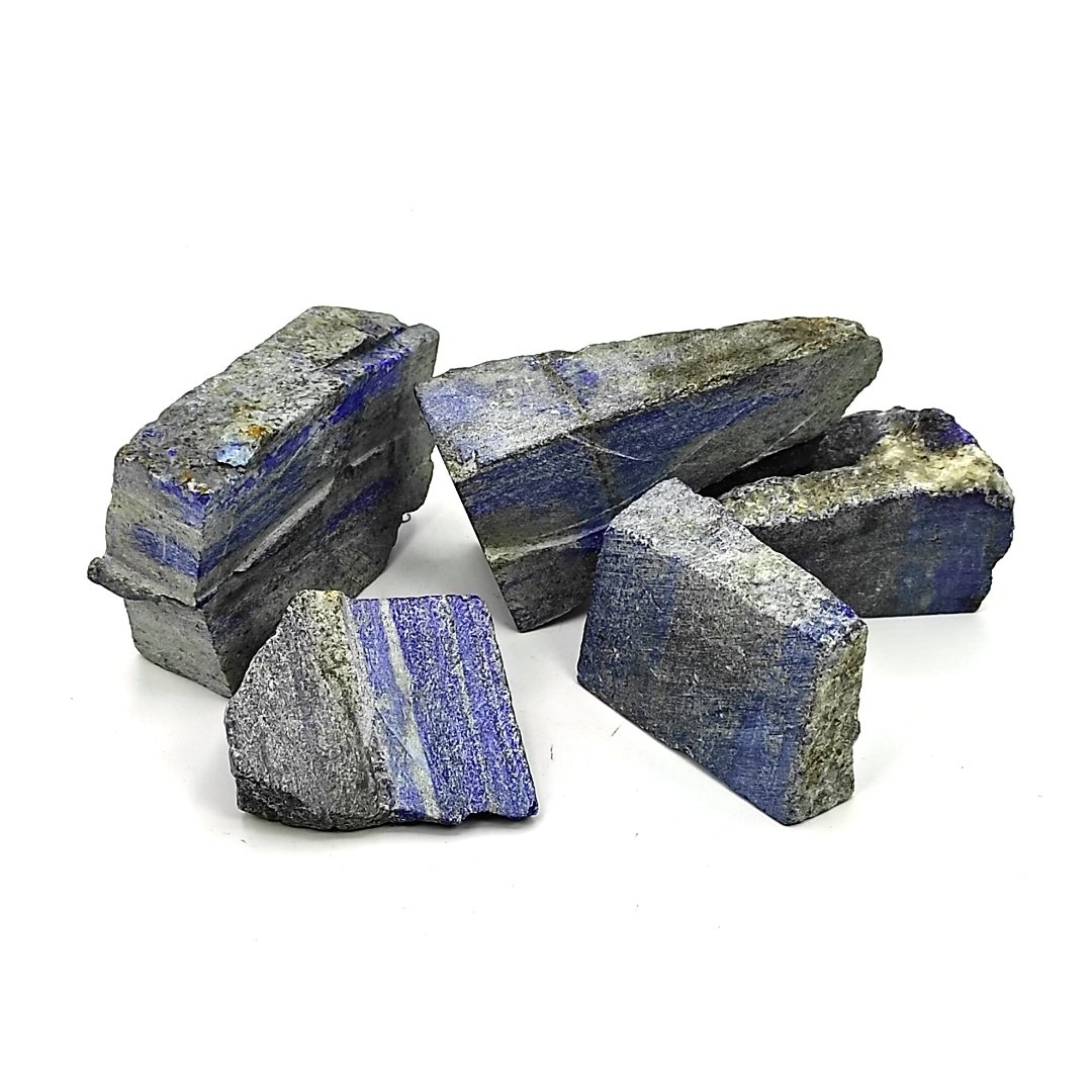 Natural Lapis Lazuli Rough Stone Rock Chunks - plusvalueindia
