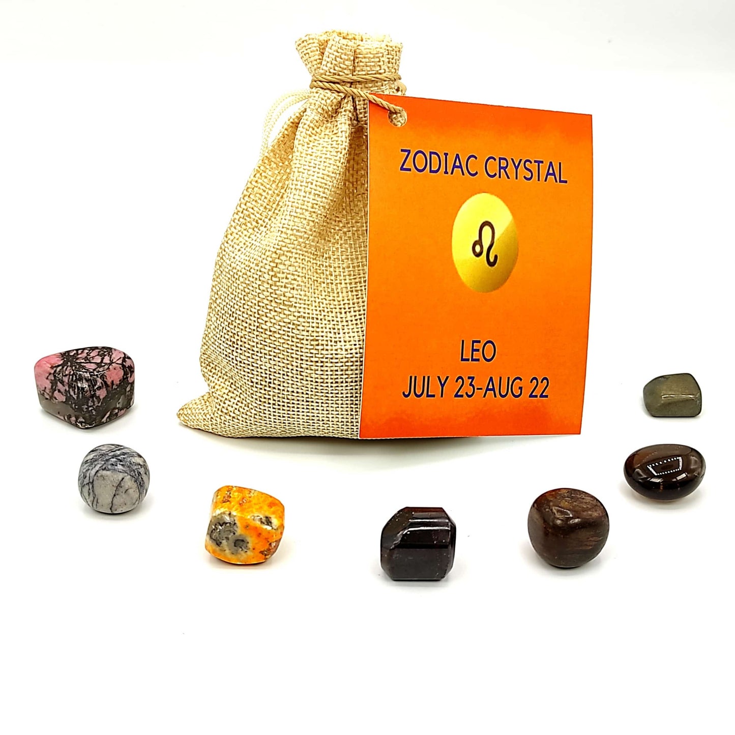leo zodiac crystal bag