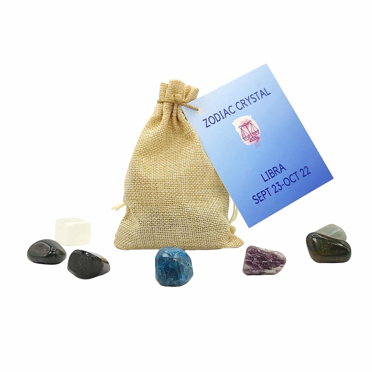 Libra Zodiac Crystal Bag