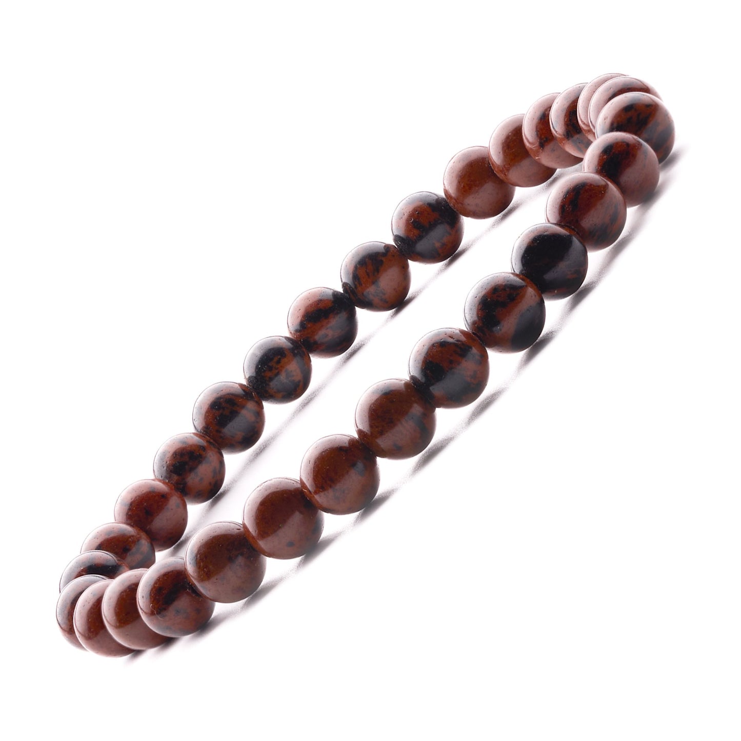 mahogany obsidian bracelet 6mm
