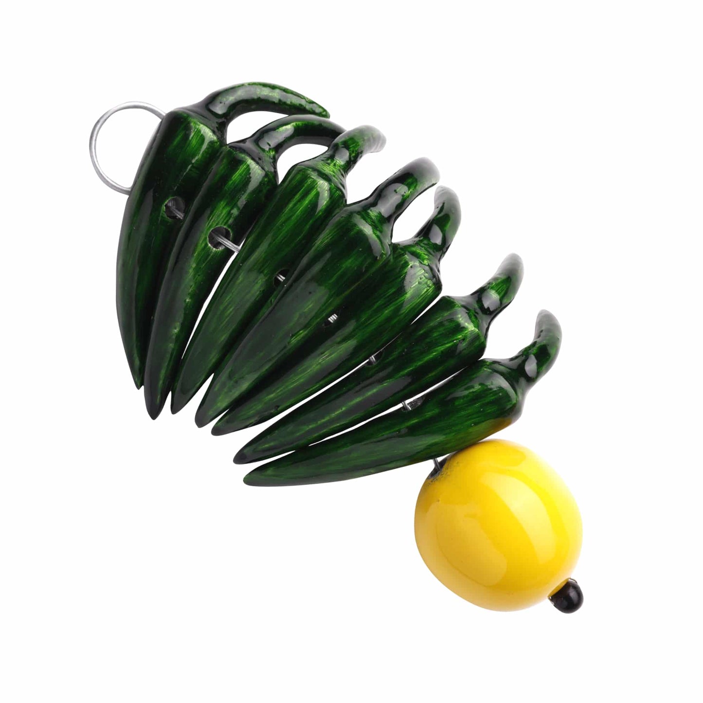 metal limbu mirchi door hanging