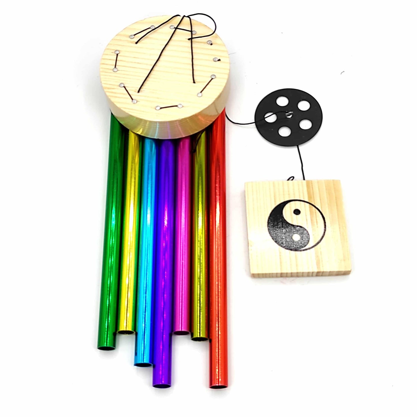 Wind Chime Seven 7 Pipes Rods Color