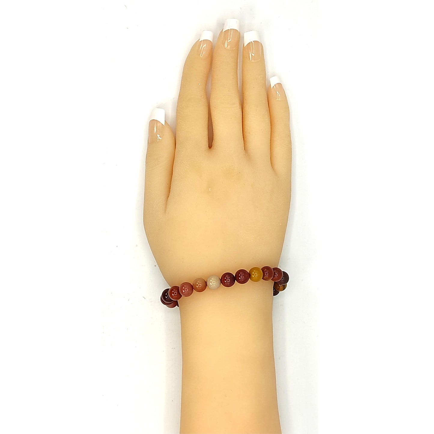 mookaite jasper natural stone bracelet 8mm