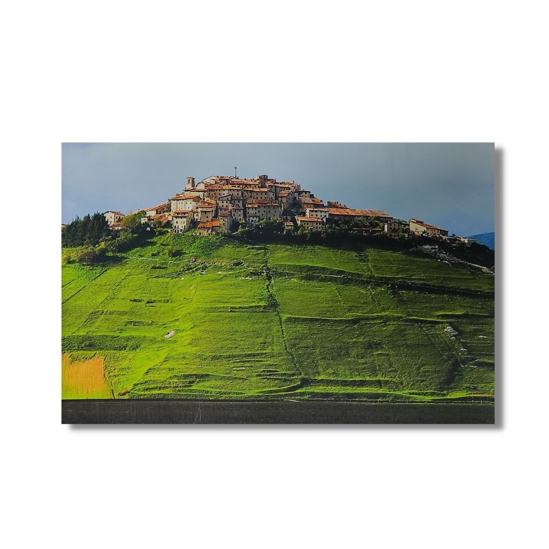 Mountain Hill Painting - Vastu & Feng Shui Canvas Paintings for Home & Office Decor (24 x 19 inches) - plusvalueindia