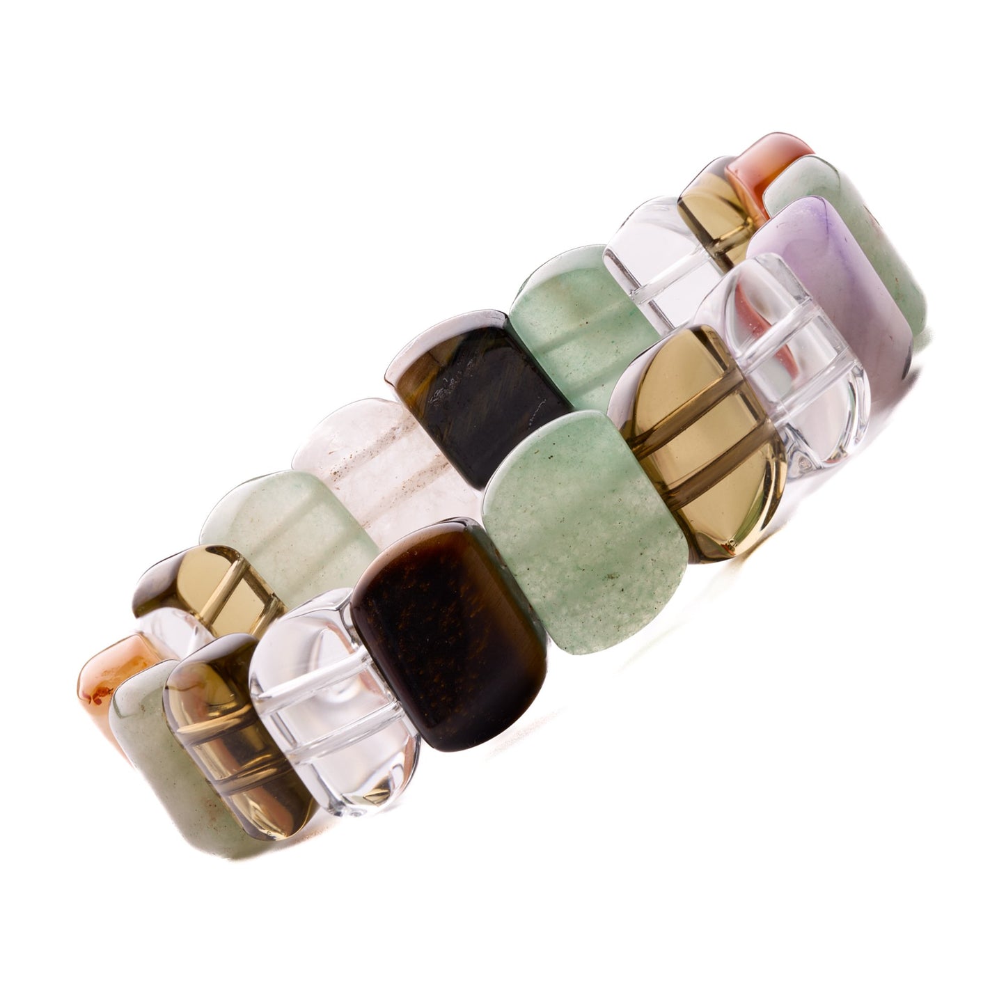 multi colour leaf beads bracelet