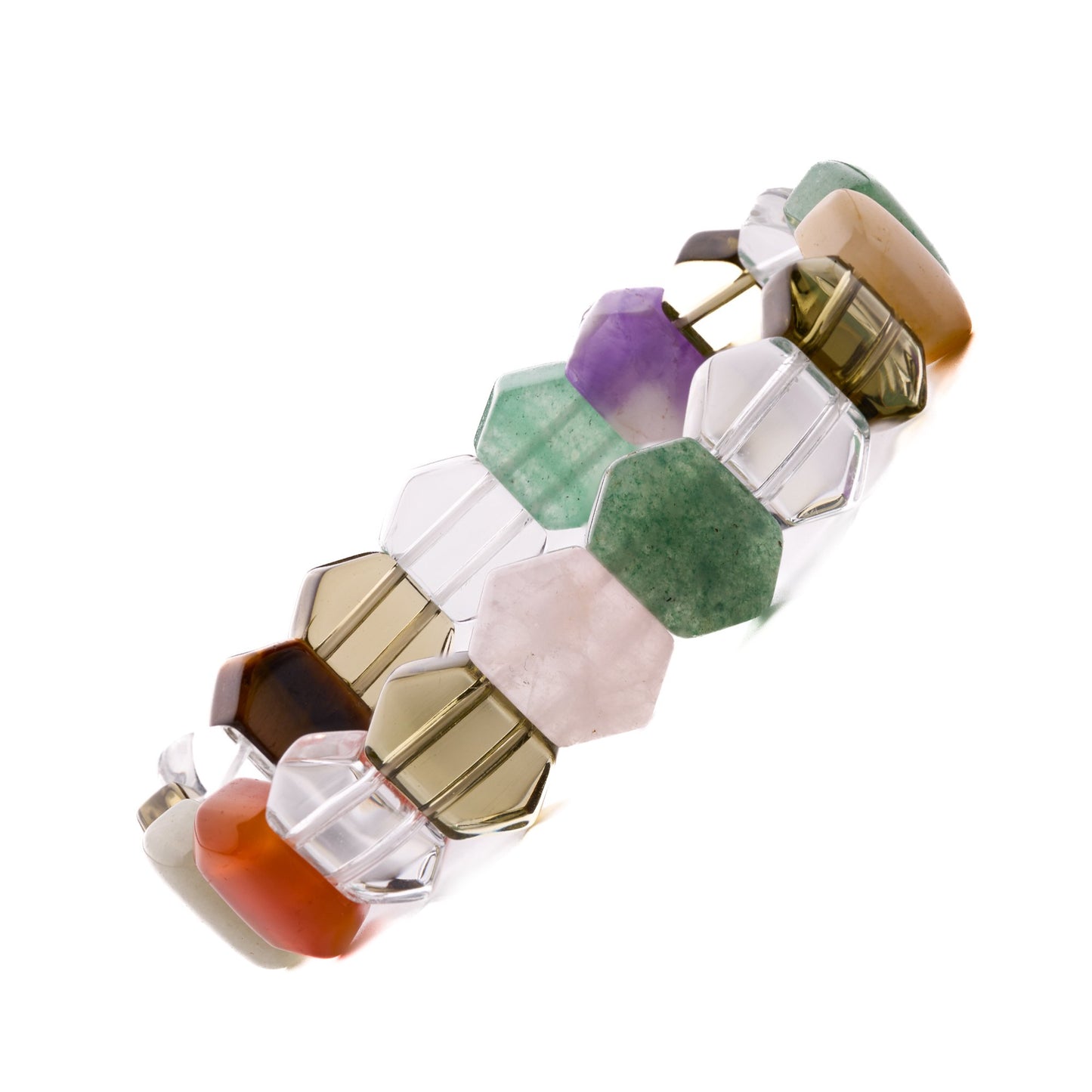 multi colour star beads bracelet