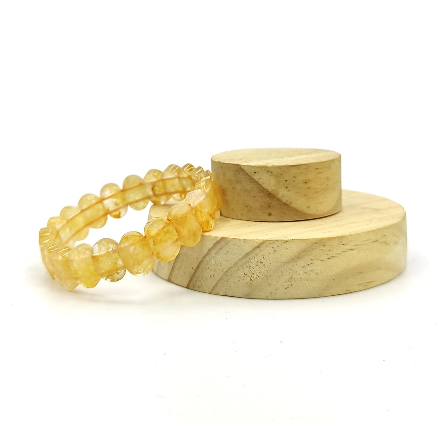 New Faceted Fancy Citrine Bracelet, product view 6
