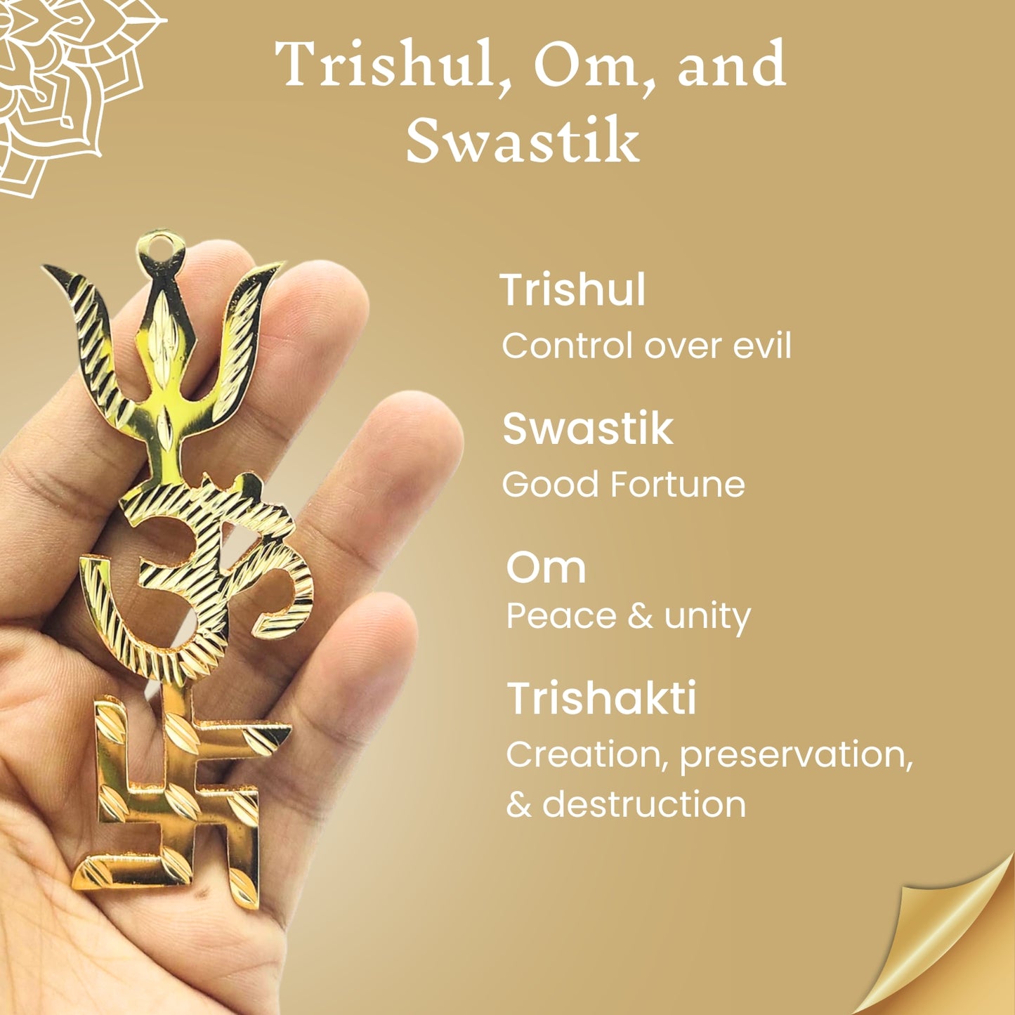 om swastik trishul for main door entrance